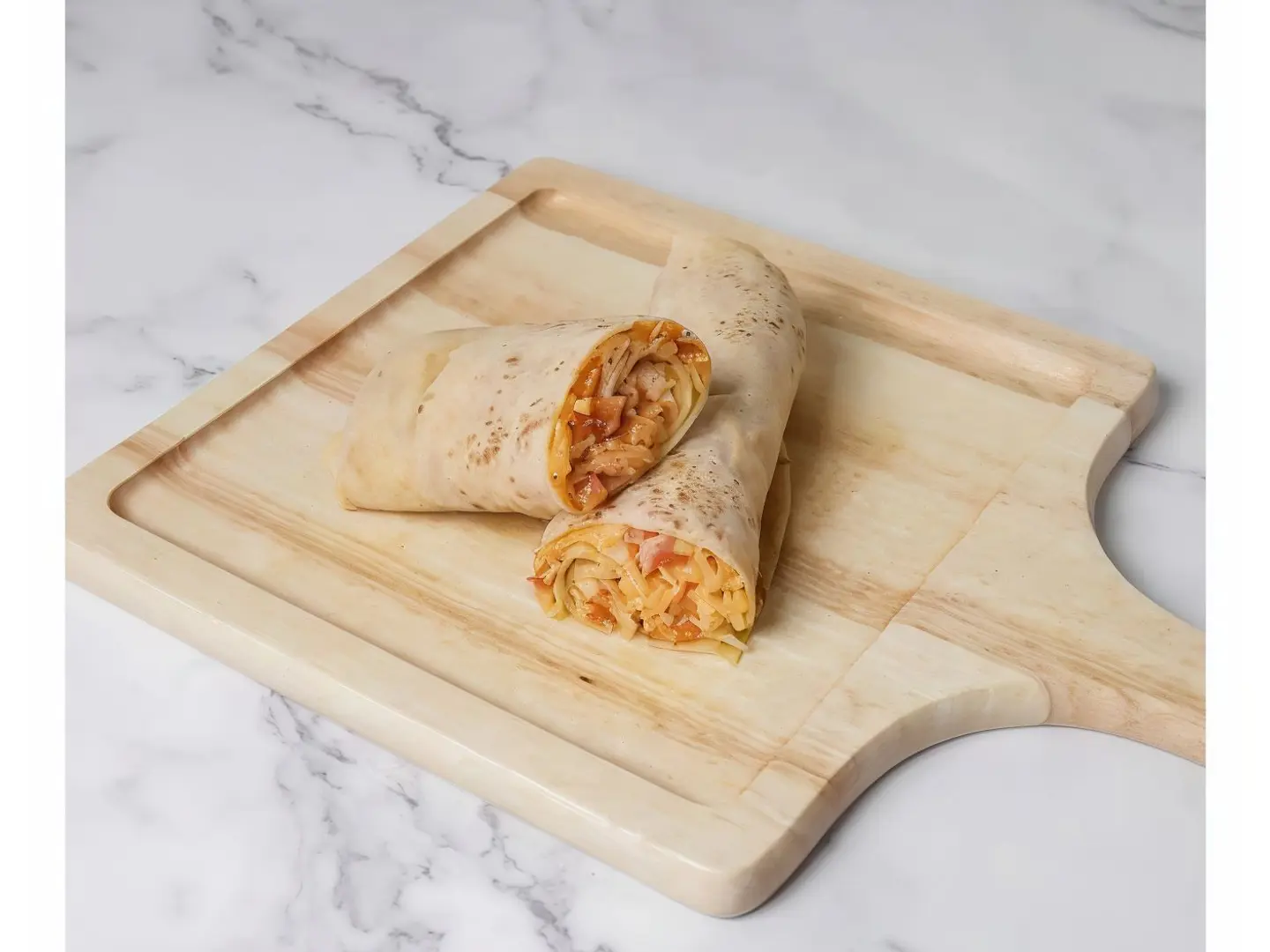Chapati With Tuna And Cheese
