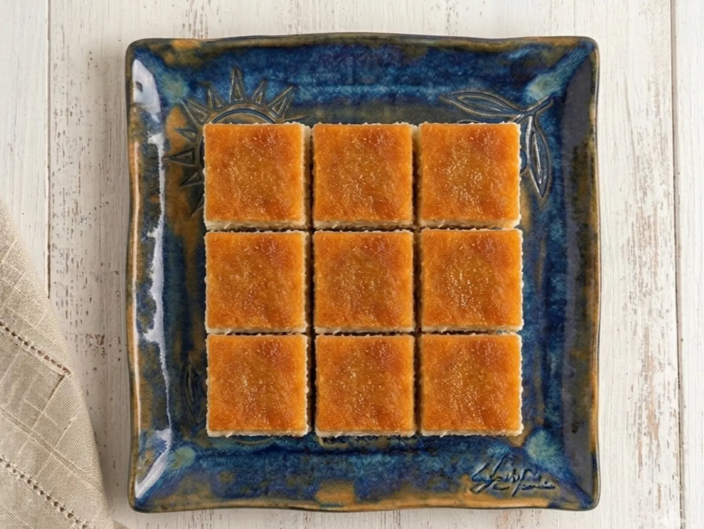 طبق كيلو كنافة بالقشطة