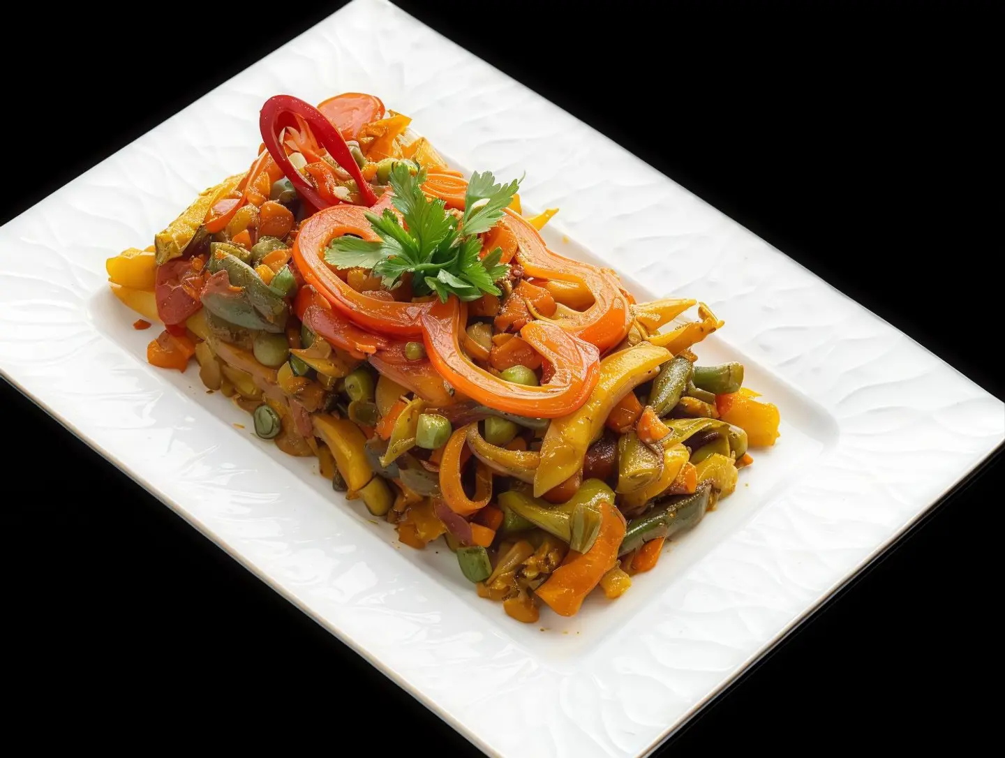 Oven Baked Mixed Vegetables