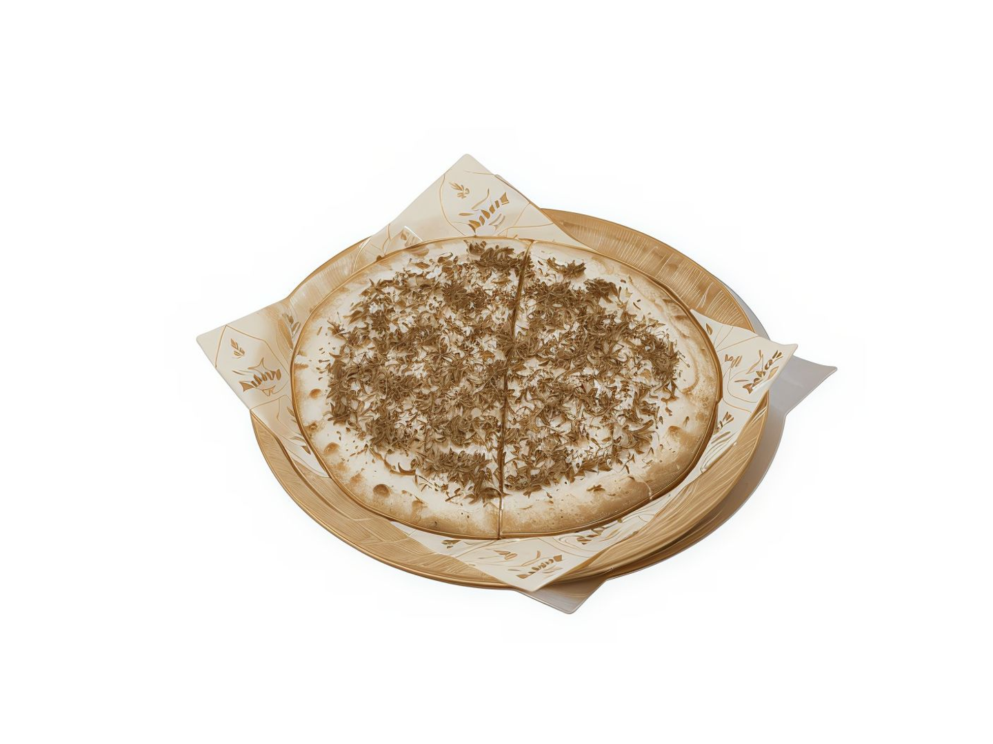 لبنة مع زعتر