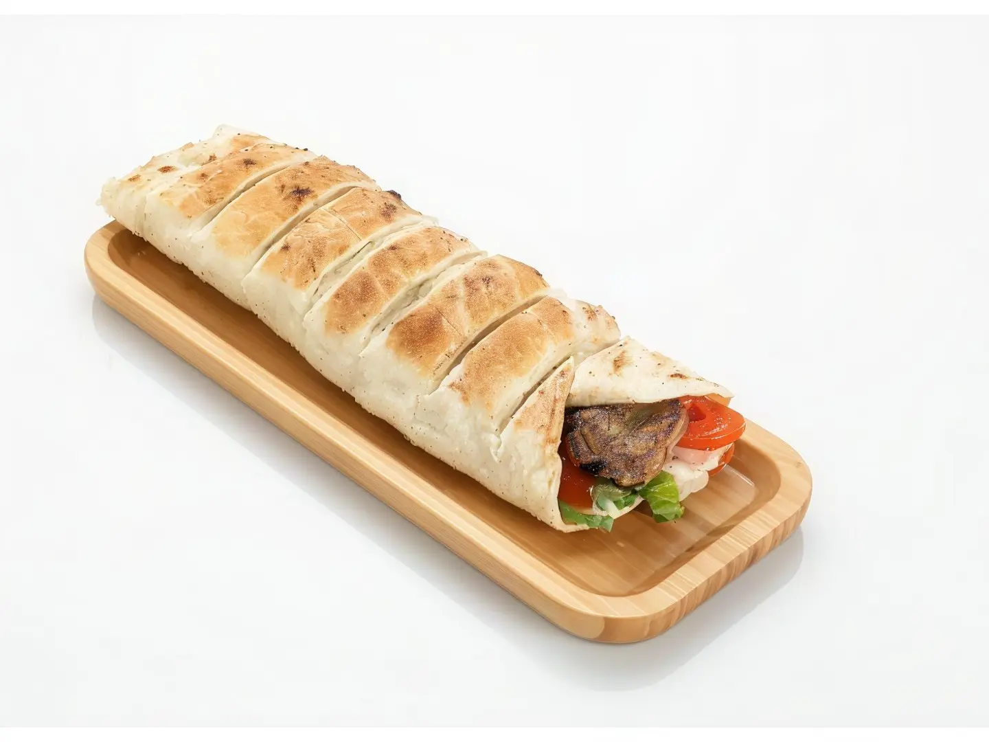 Meat Skewers Sandwich