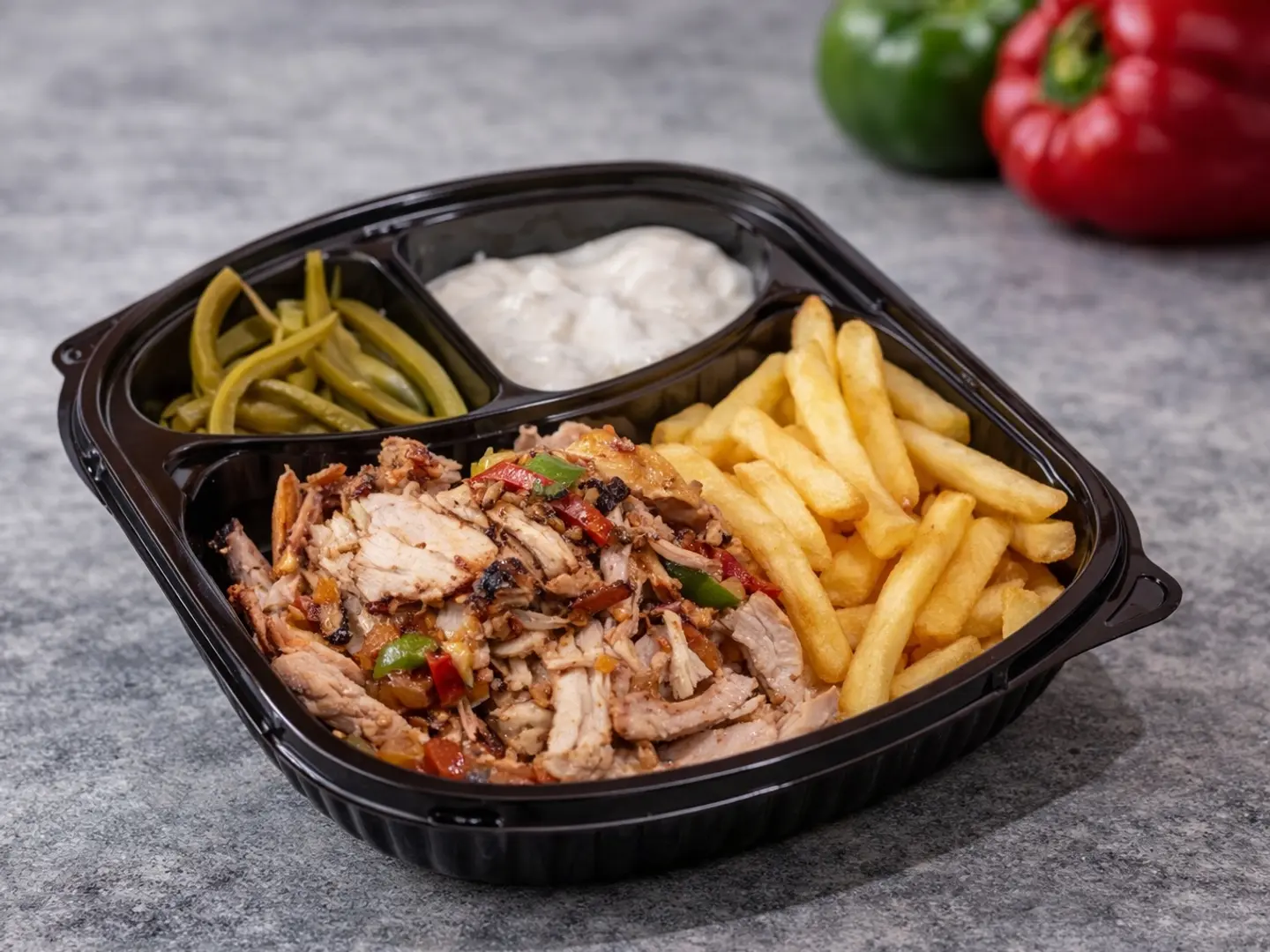 شاورما فاهيتا صحن