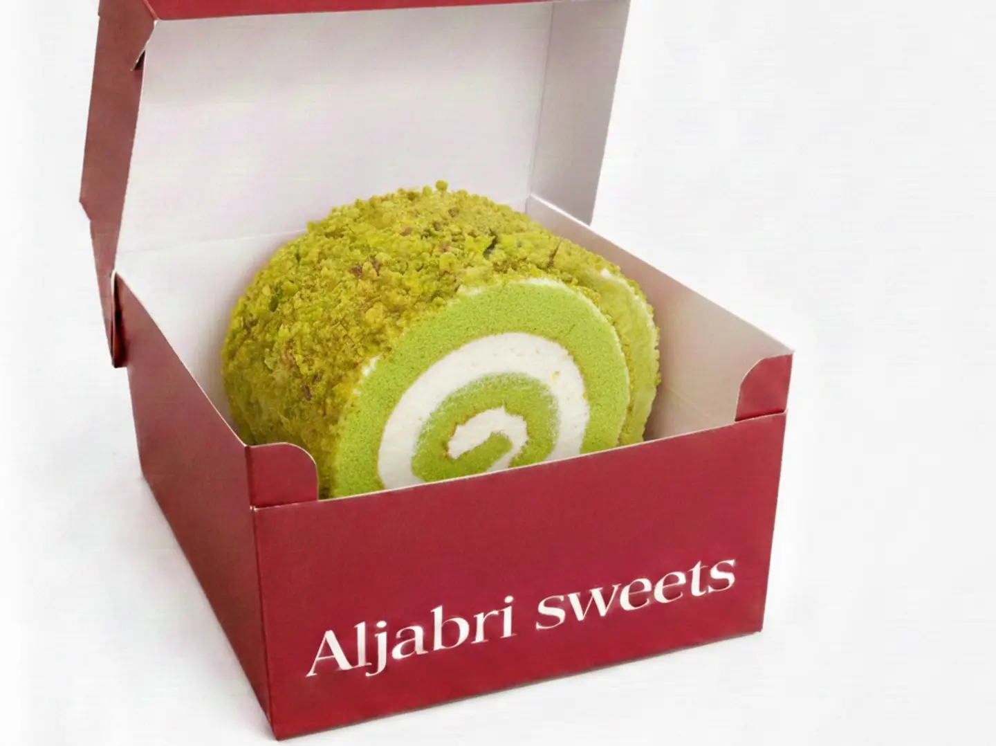 Pistachio Swiss Roll