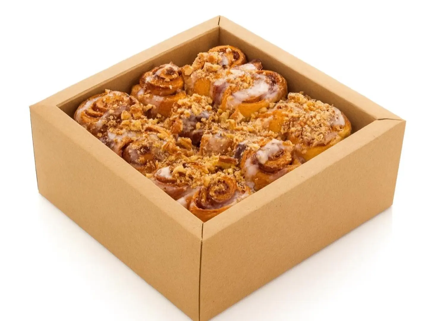 Box Mini Cinnamon - Medium Box Of 24 Mini Cinnabons