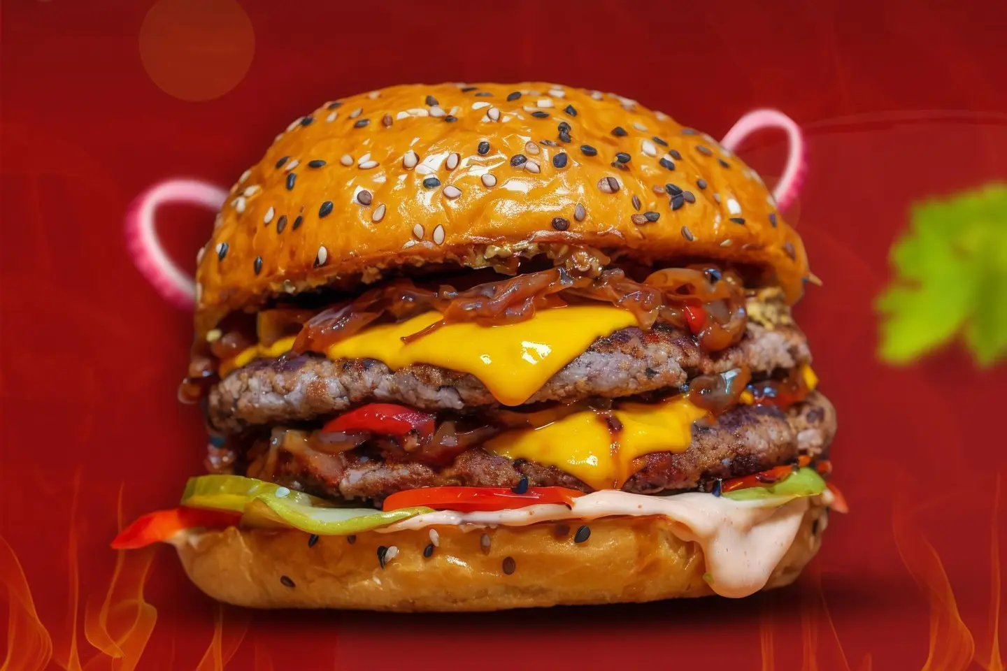 دبل سماش برجر