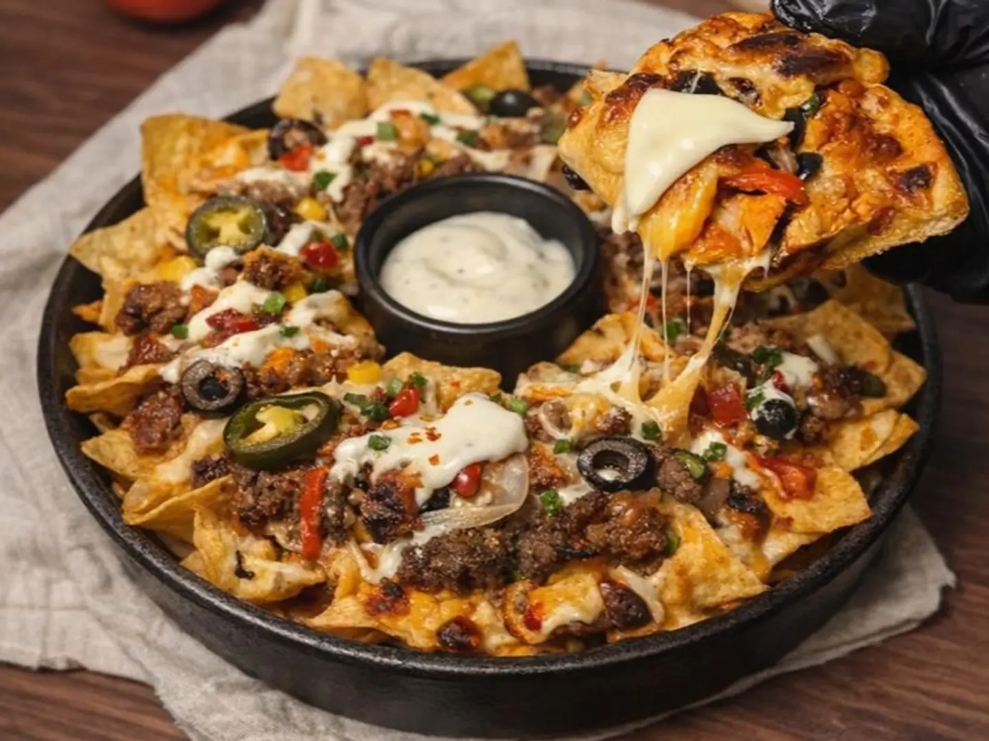 بيتزا دجاج شاورما وسط ( بعجينة البر الصحية )