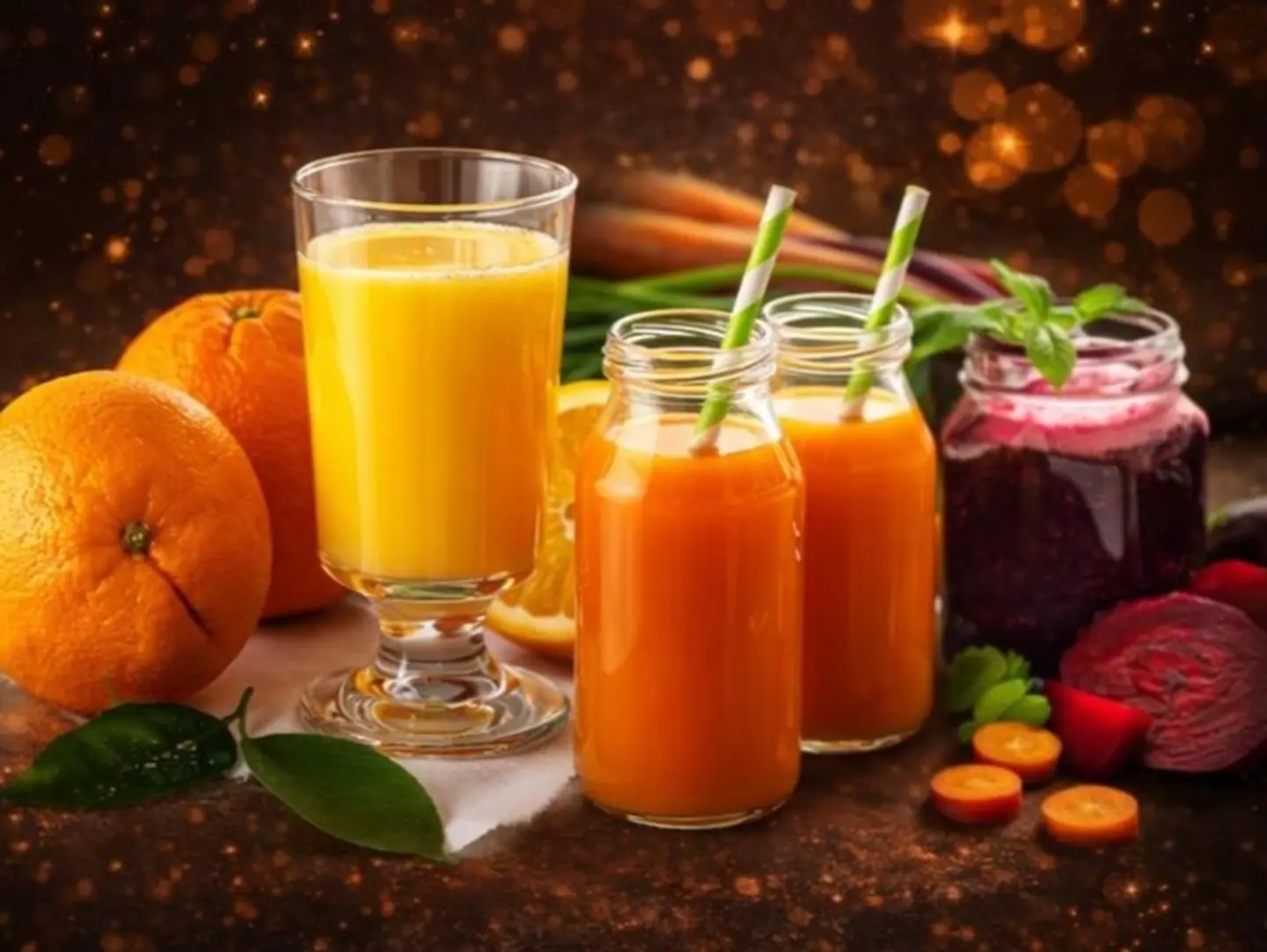 عصائر طبيعية طازجة