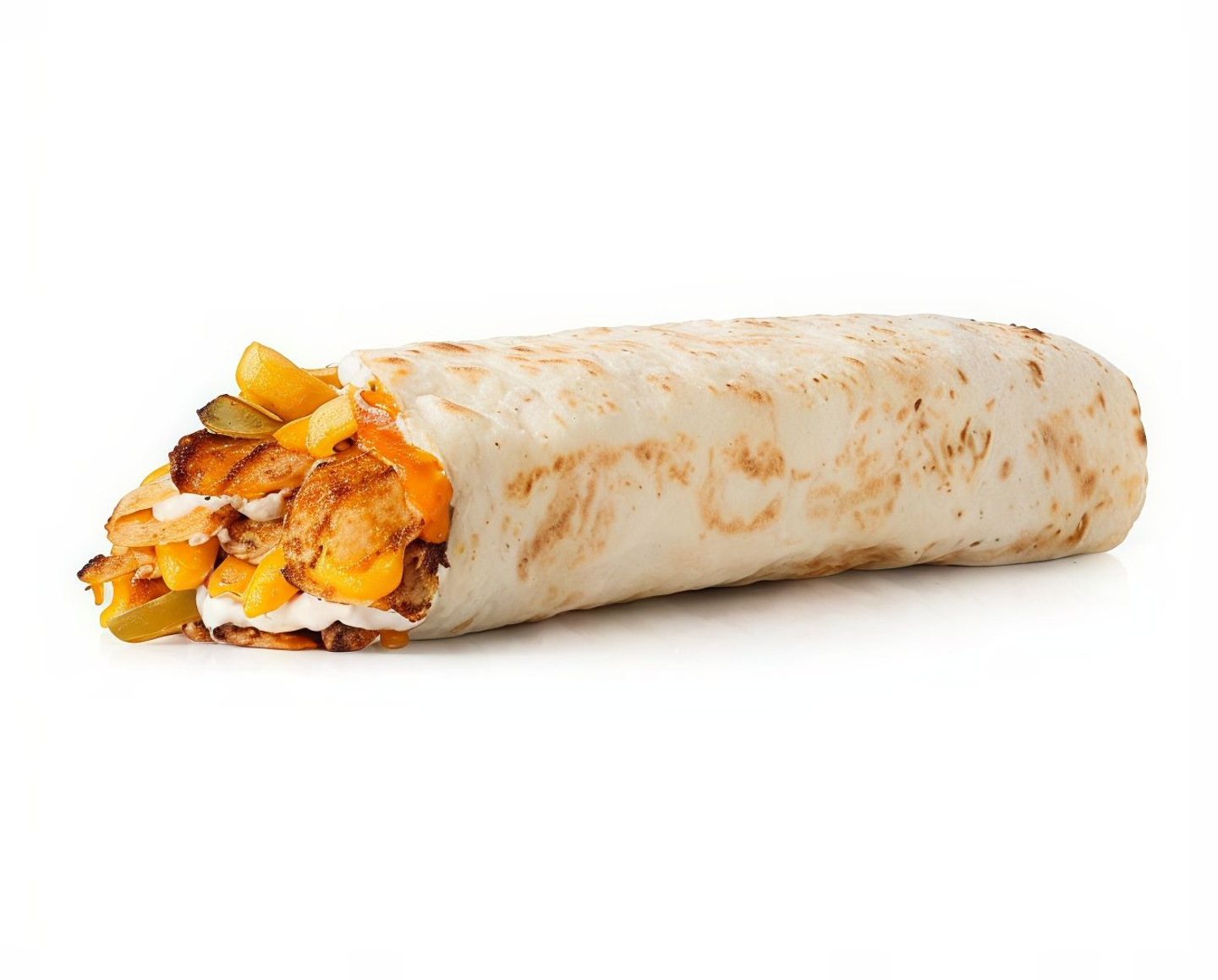 شاورما جبن خبز عربي