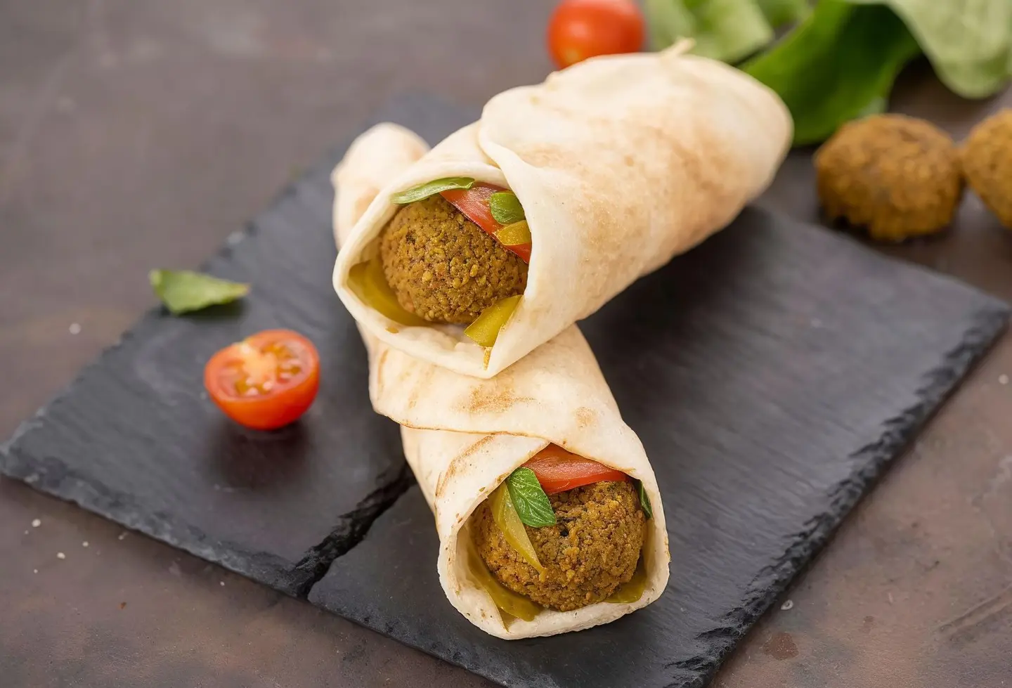 Falafel In Plain Bread