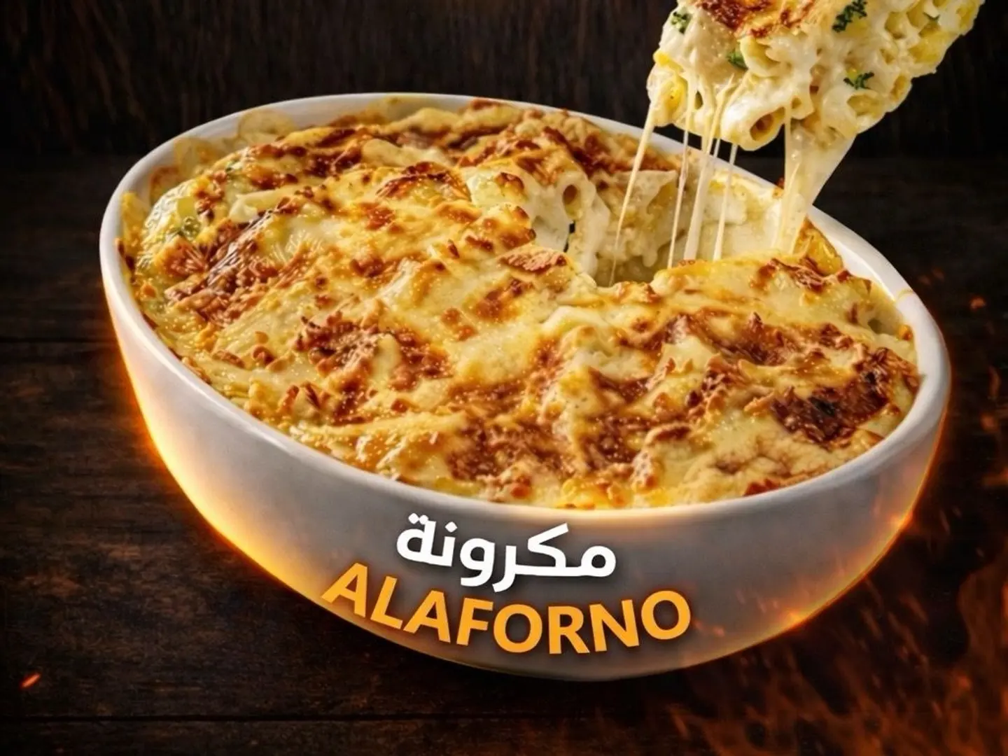 مكرونة بشاميل باللحم