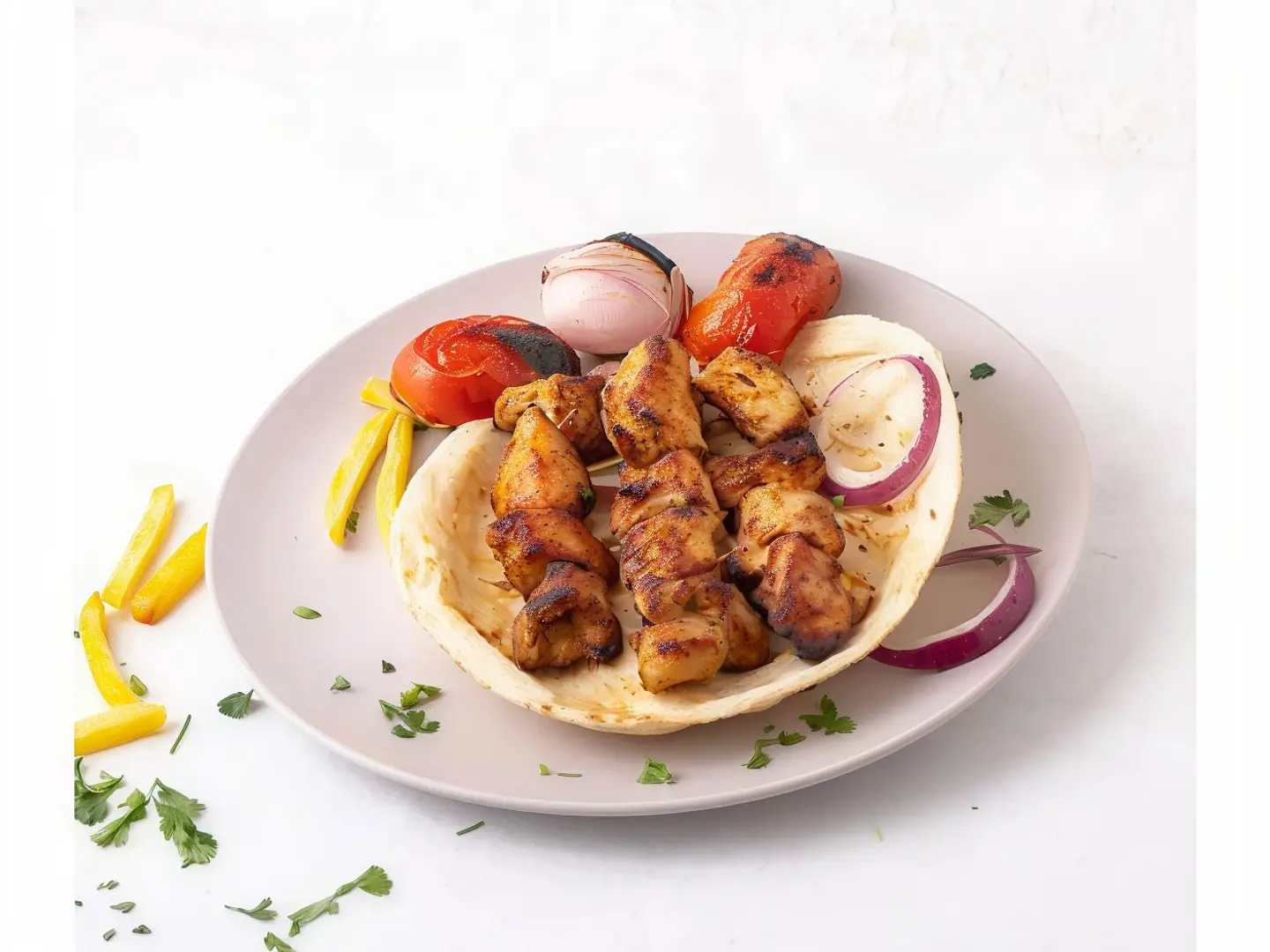 Chicken Kebab Skewers For One