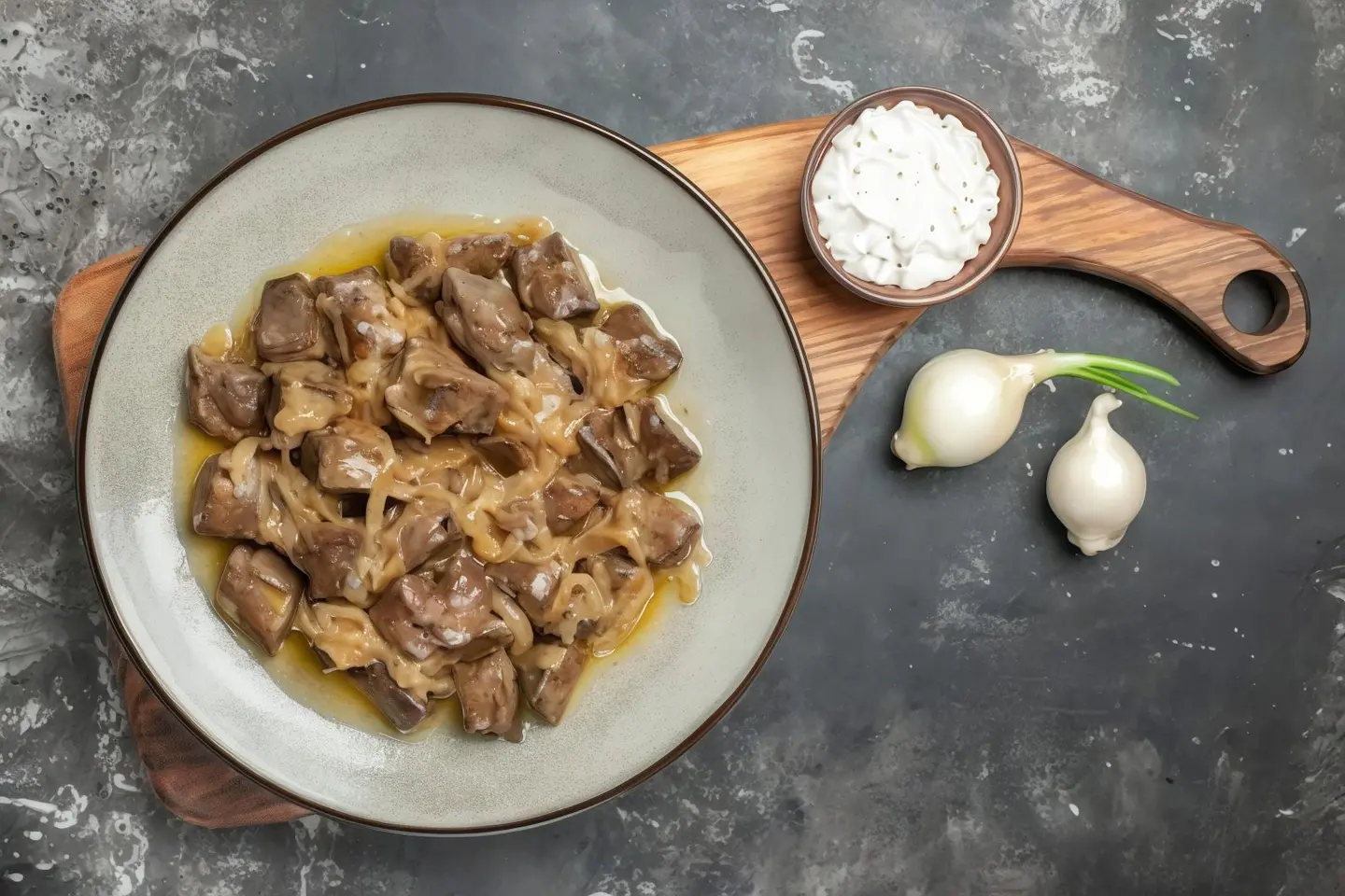 Liver With Cream