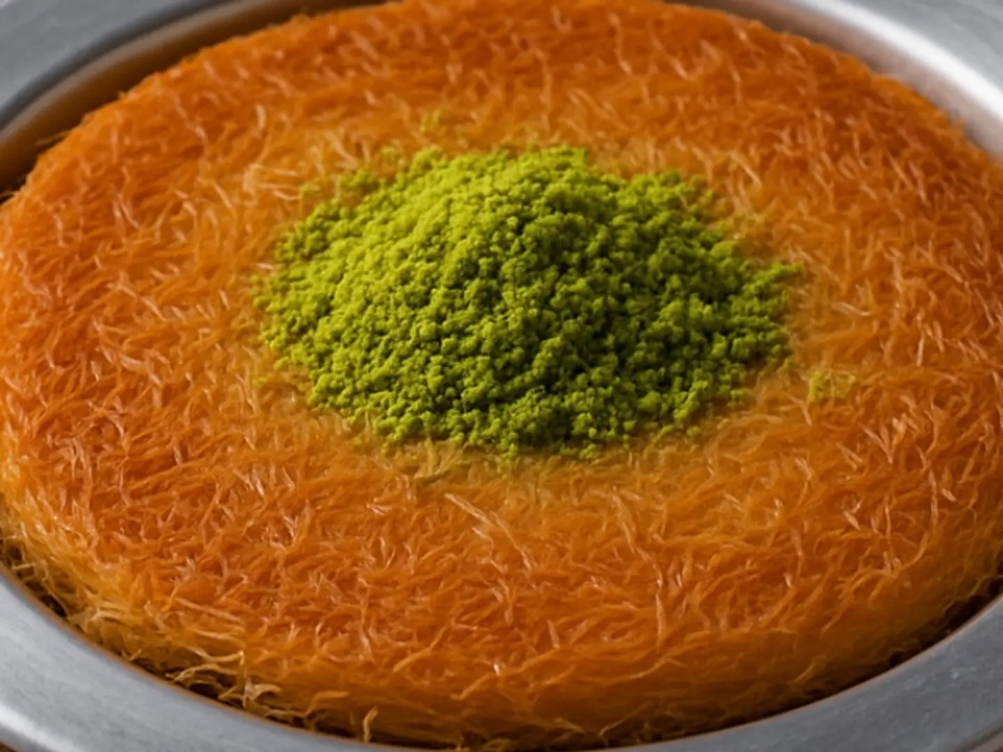 كنافة خشنة جبن عكاوي