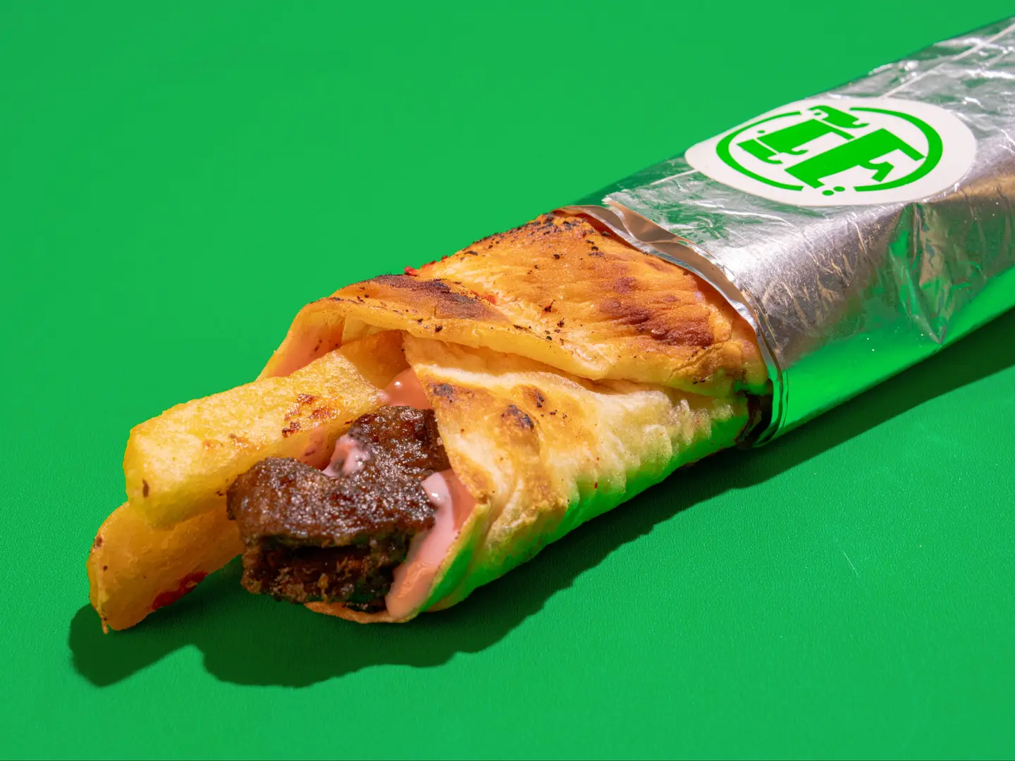 ساندويشة كباب لحم