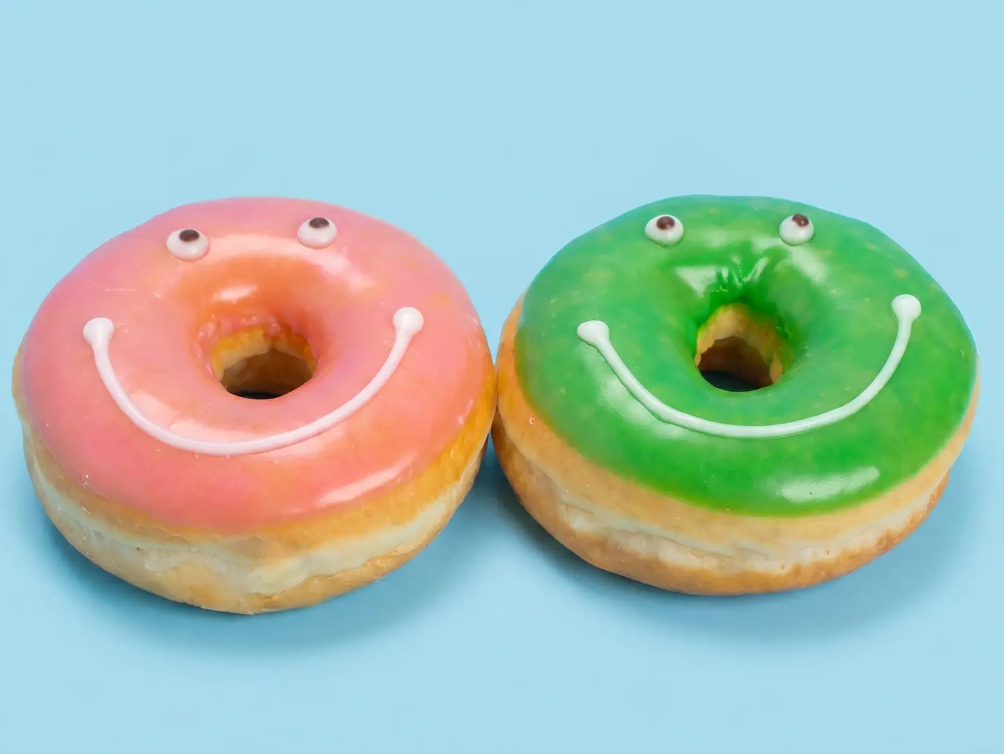 Kids Donut Smiley Face Shape