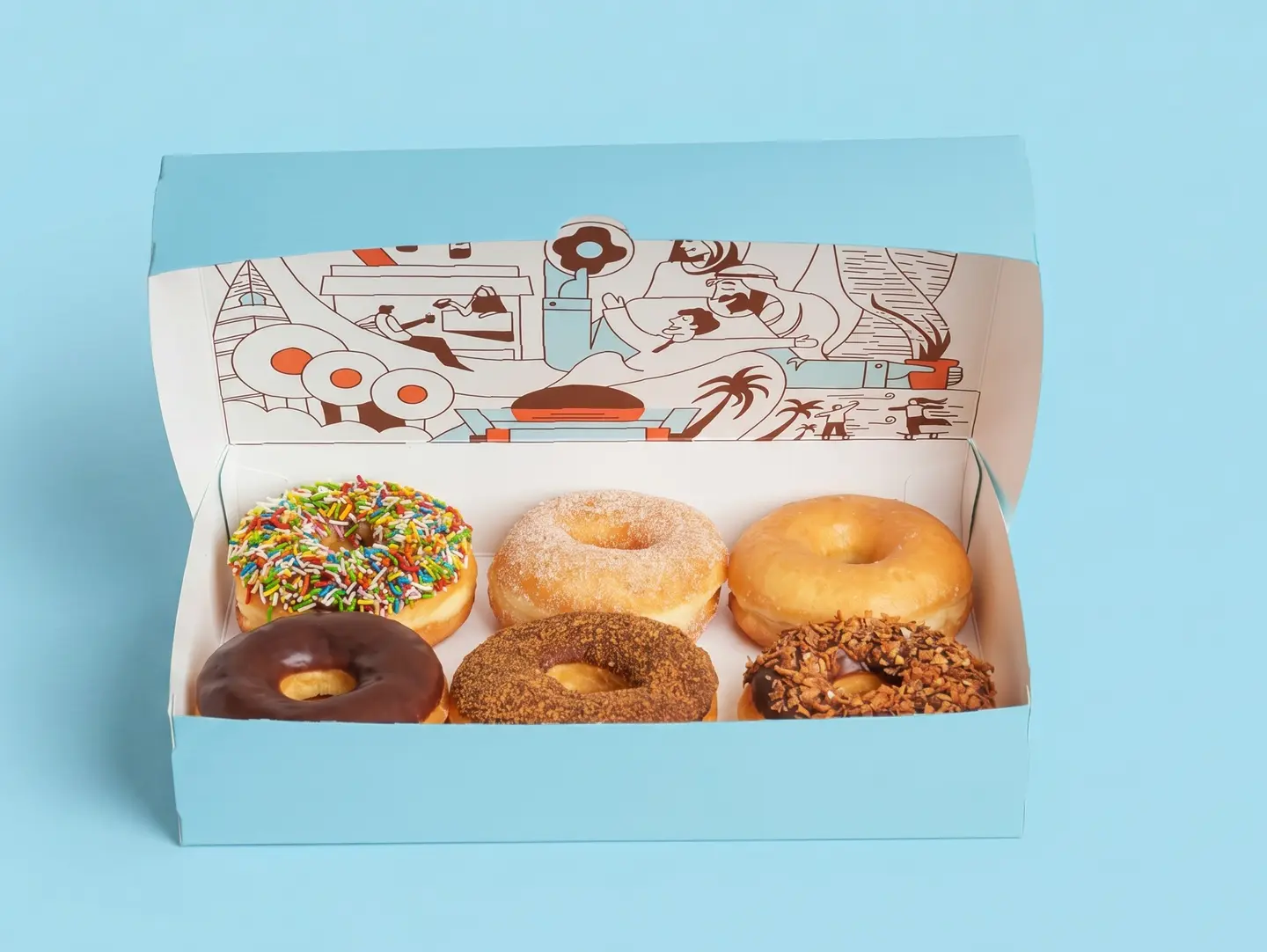 Box Of 6 Regular Donuts