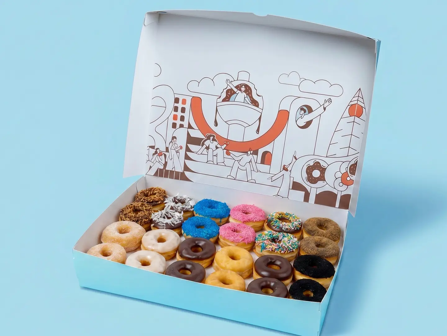 Box Of 24 Baby Donuts