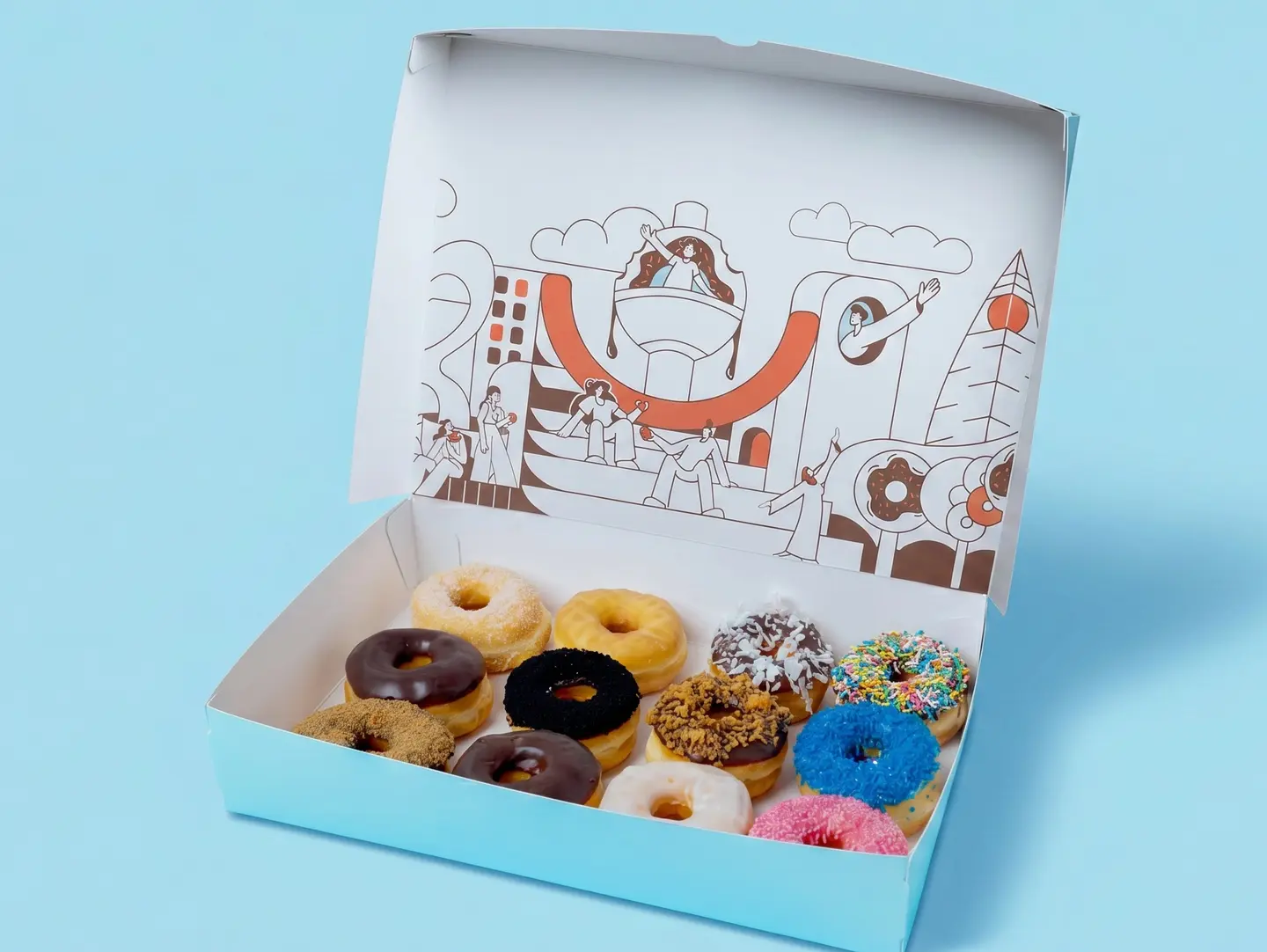 Box Of 12 Baby Donuts