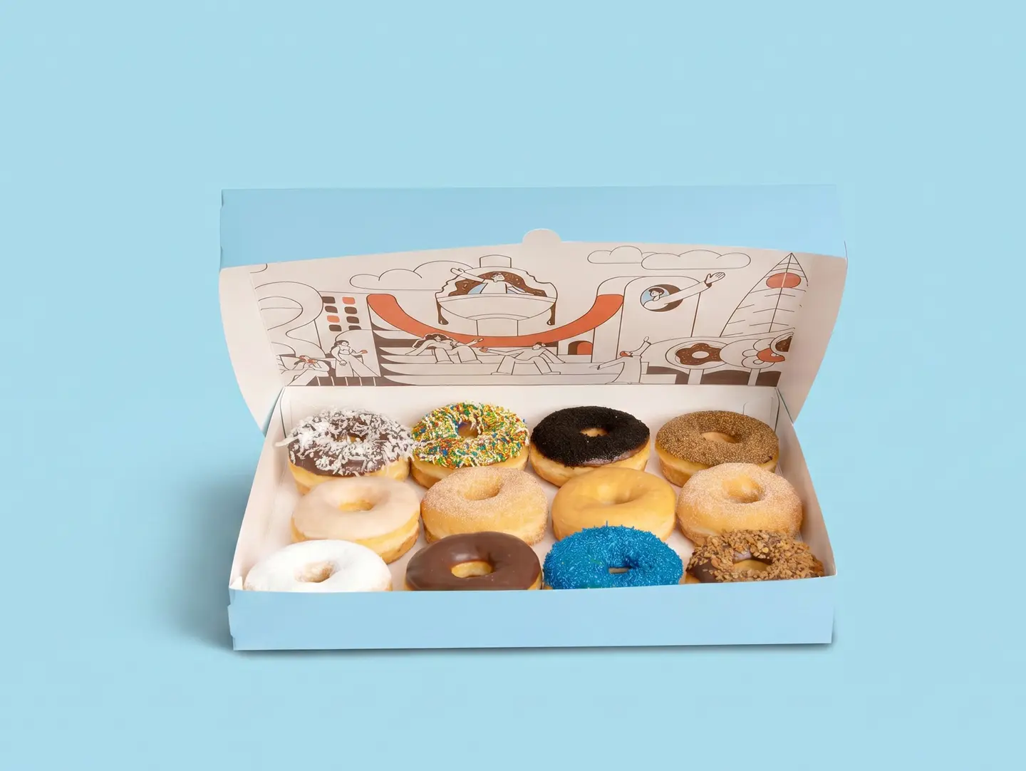 Box Of 12 Regular Donuts