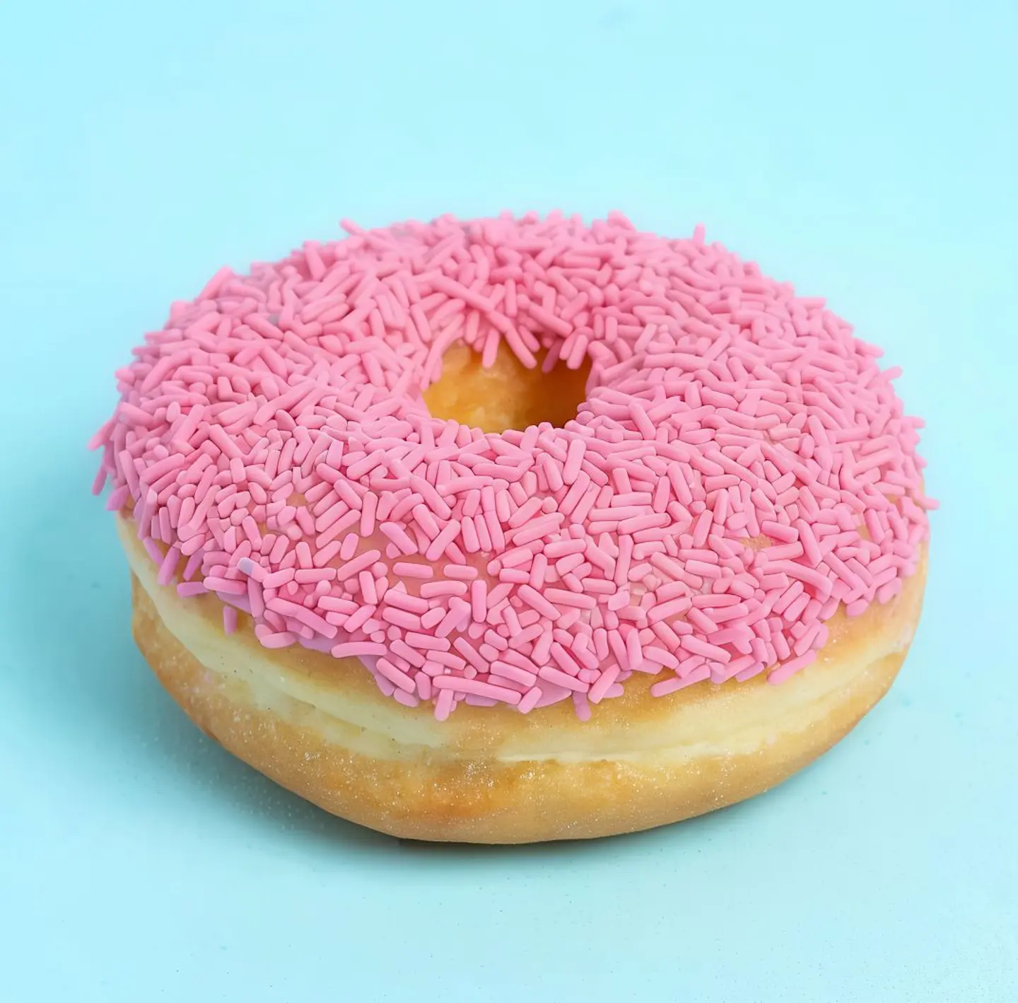Pink Sprinkle Donut