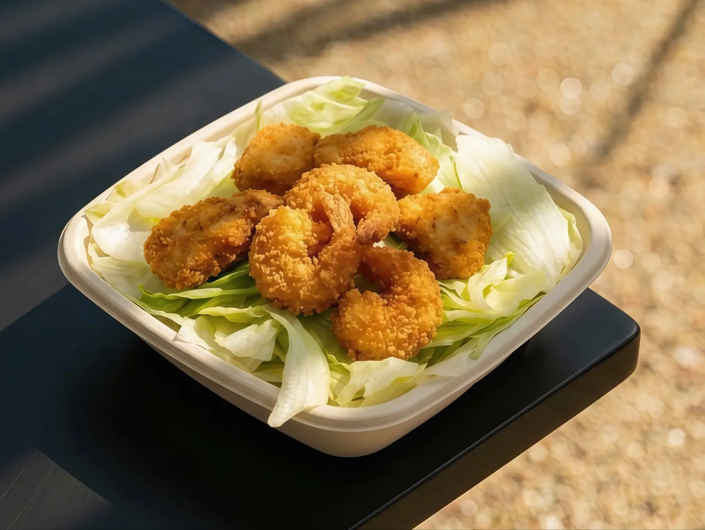 قطع الروبيان المقرمشة