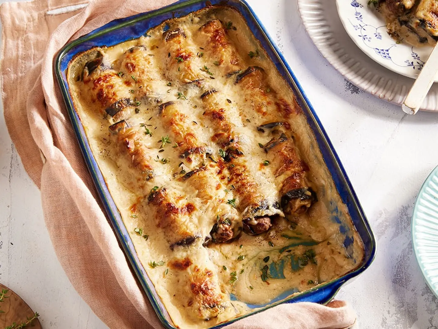 Eggplant Bechamel Rolls Large
