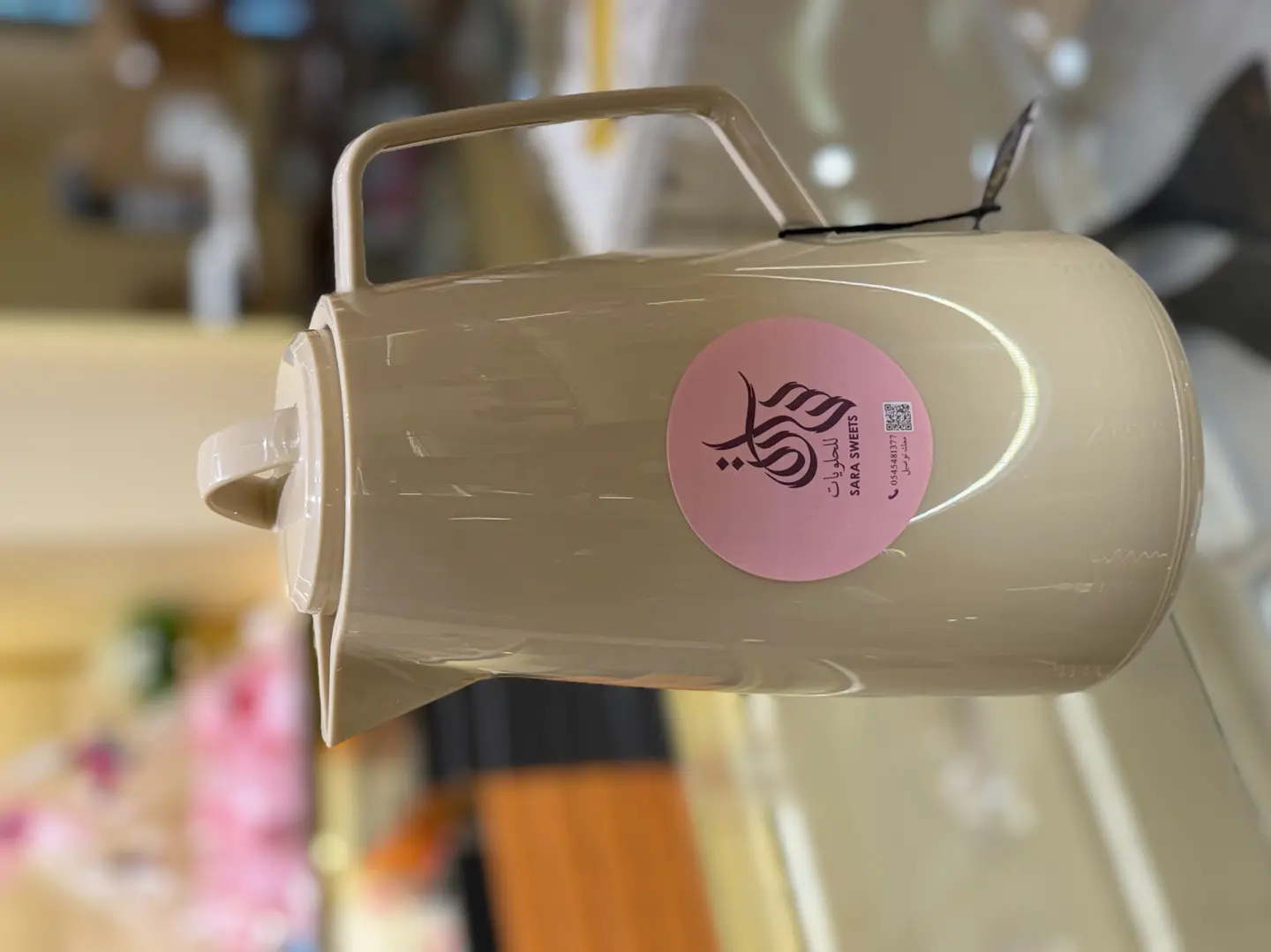 دلة قهوة سعودية بسعة 1 لتر