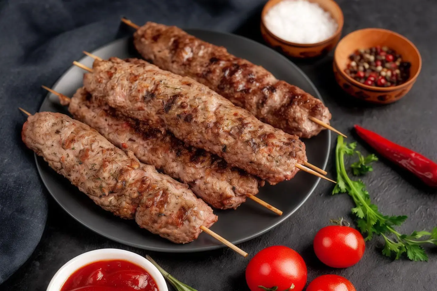 كباب لحم ضأن