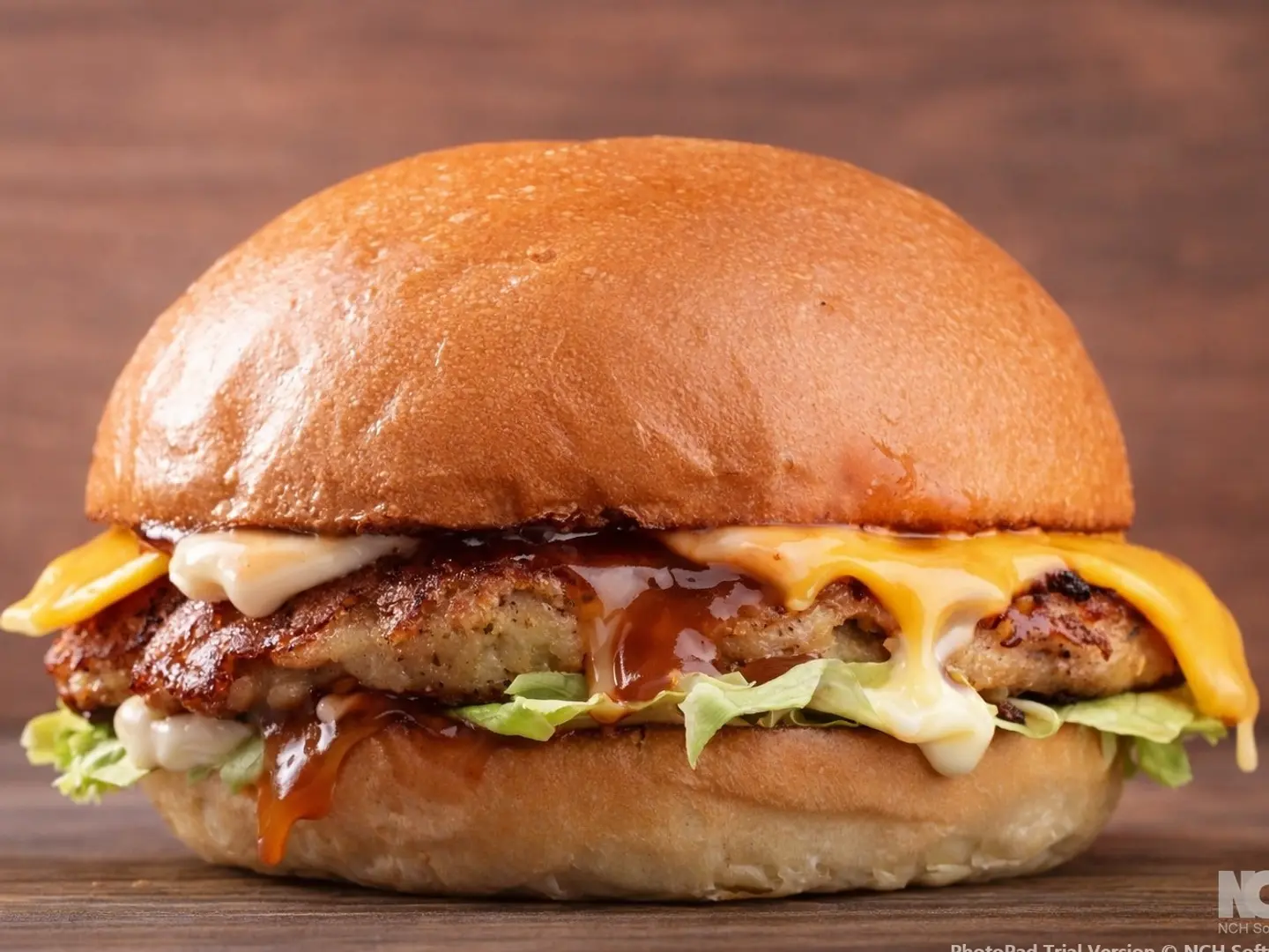 Chicken Burger With Fries