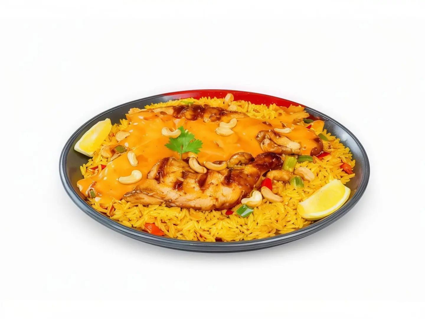 Half Cashew Chicken Arroz