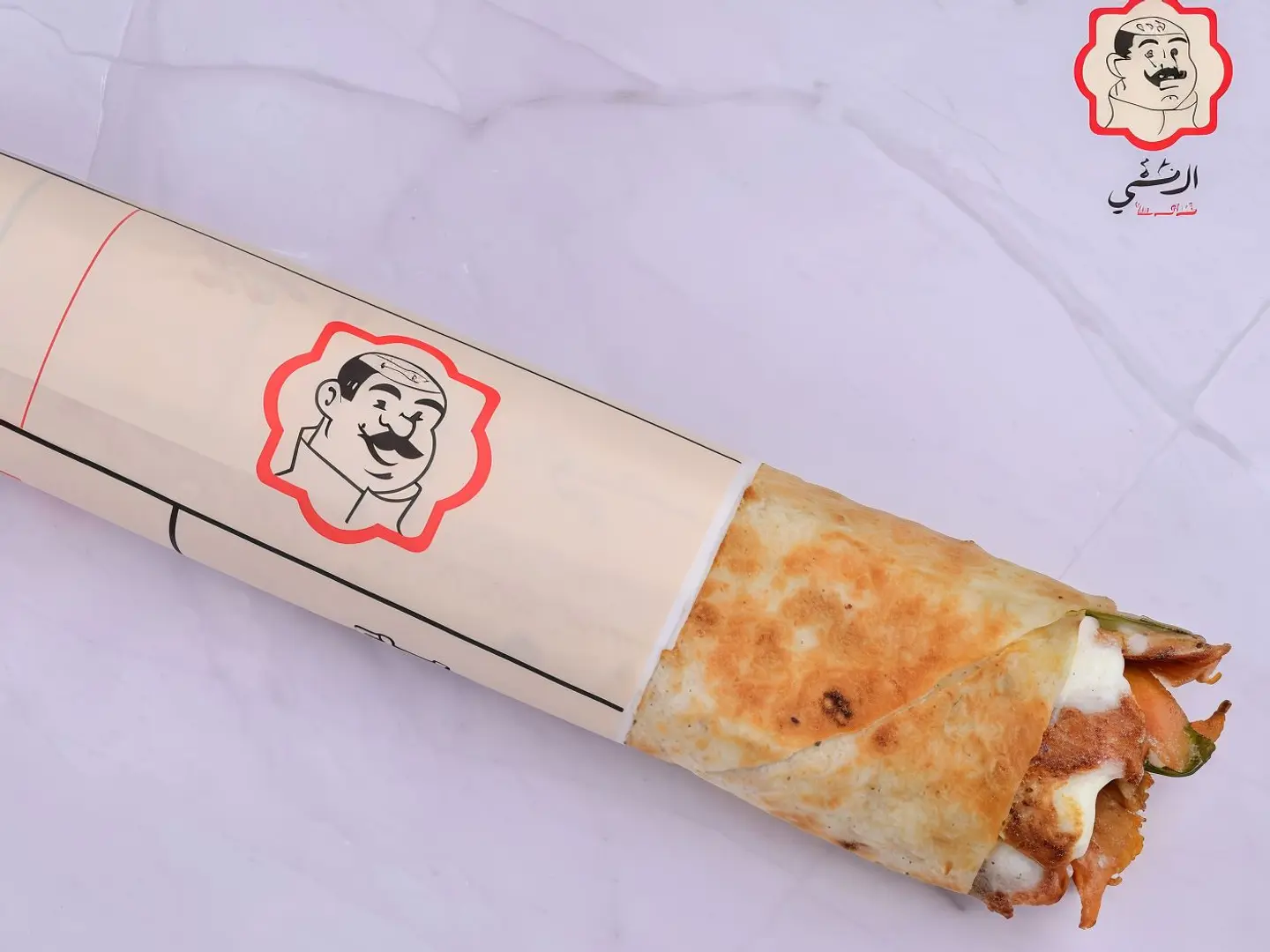 شاورما خبز صاج