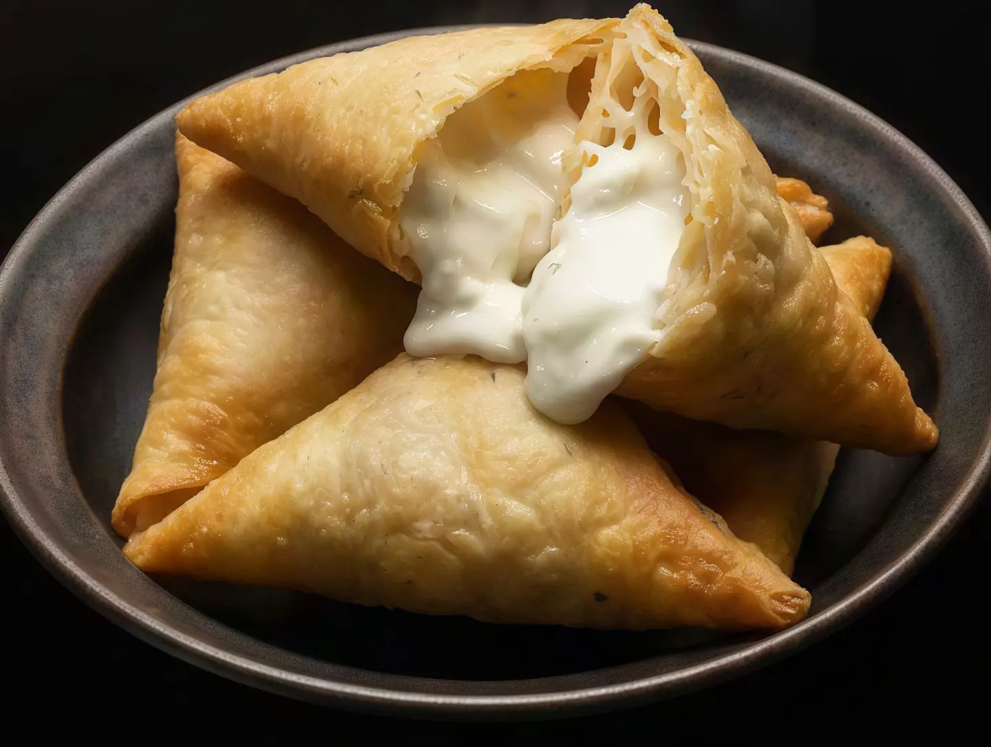 سمبوسه بالجبن