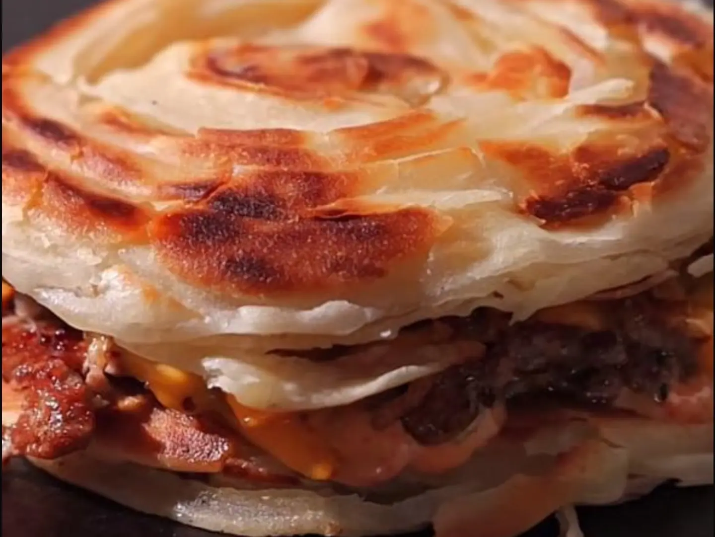 Beef Chapati Burger