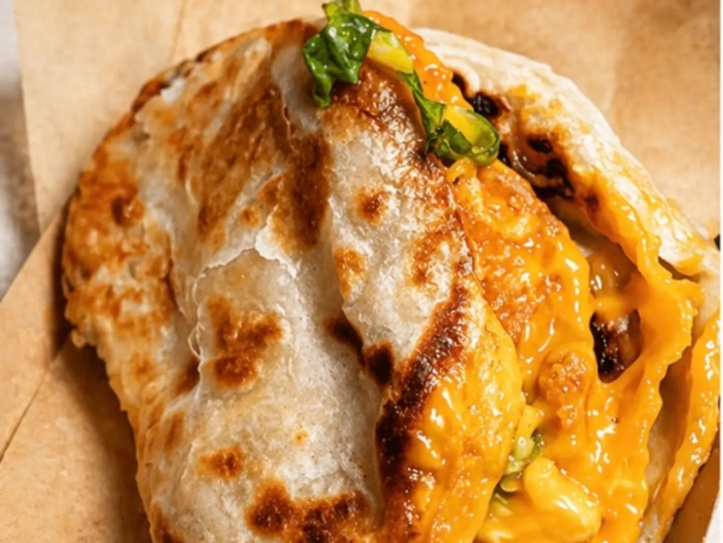 Chapati Chicken Burger