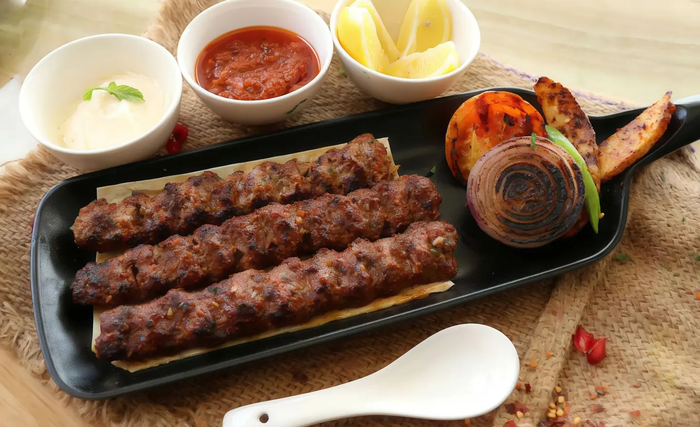 Turkish Beef Kebab Wrap