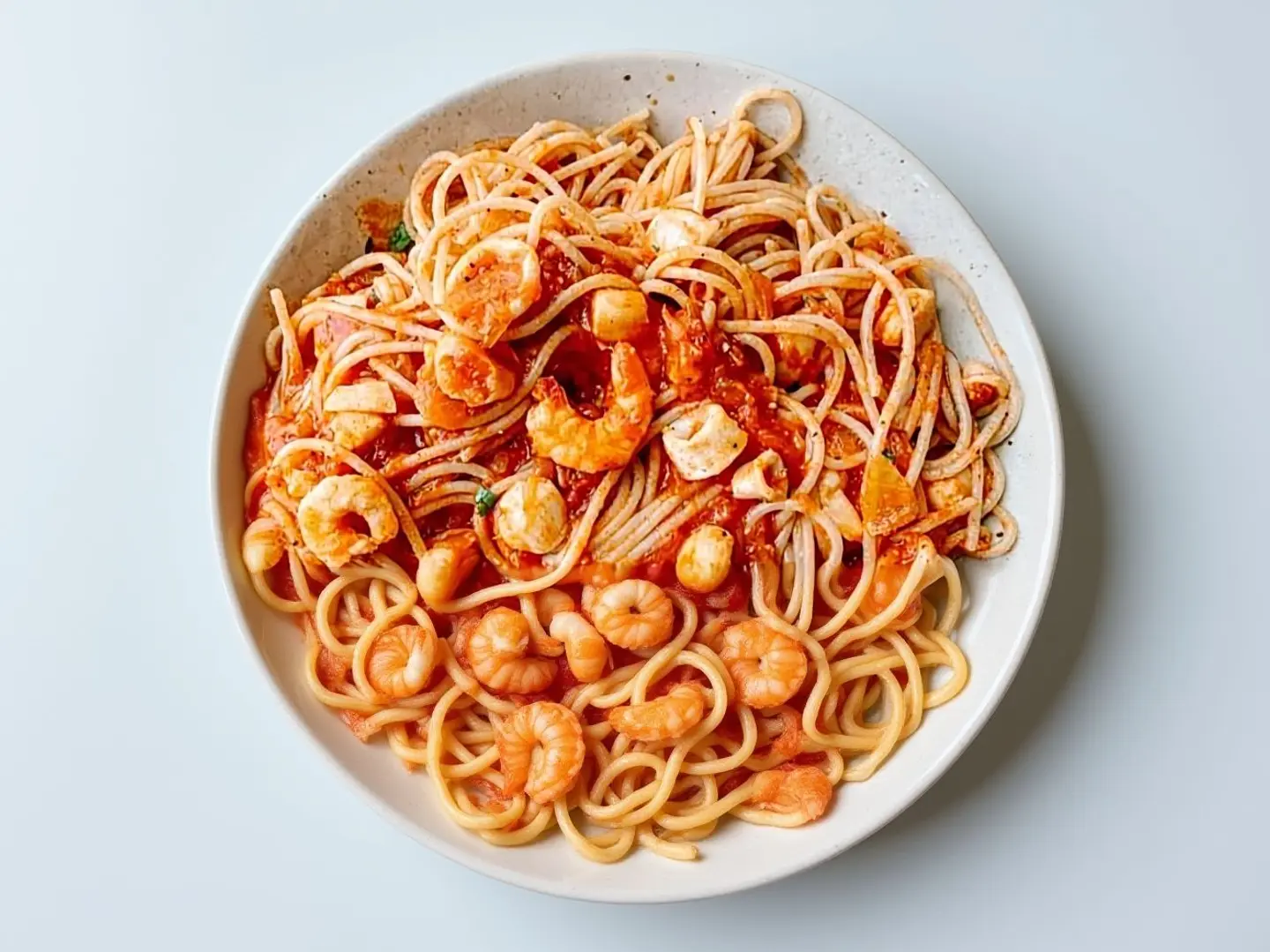Spaghetti With Shrimp
