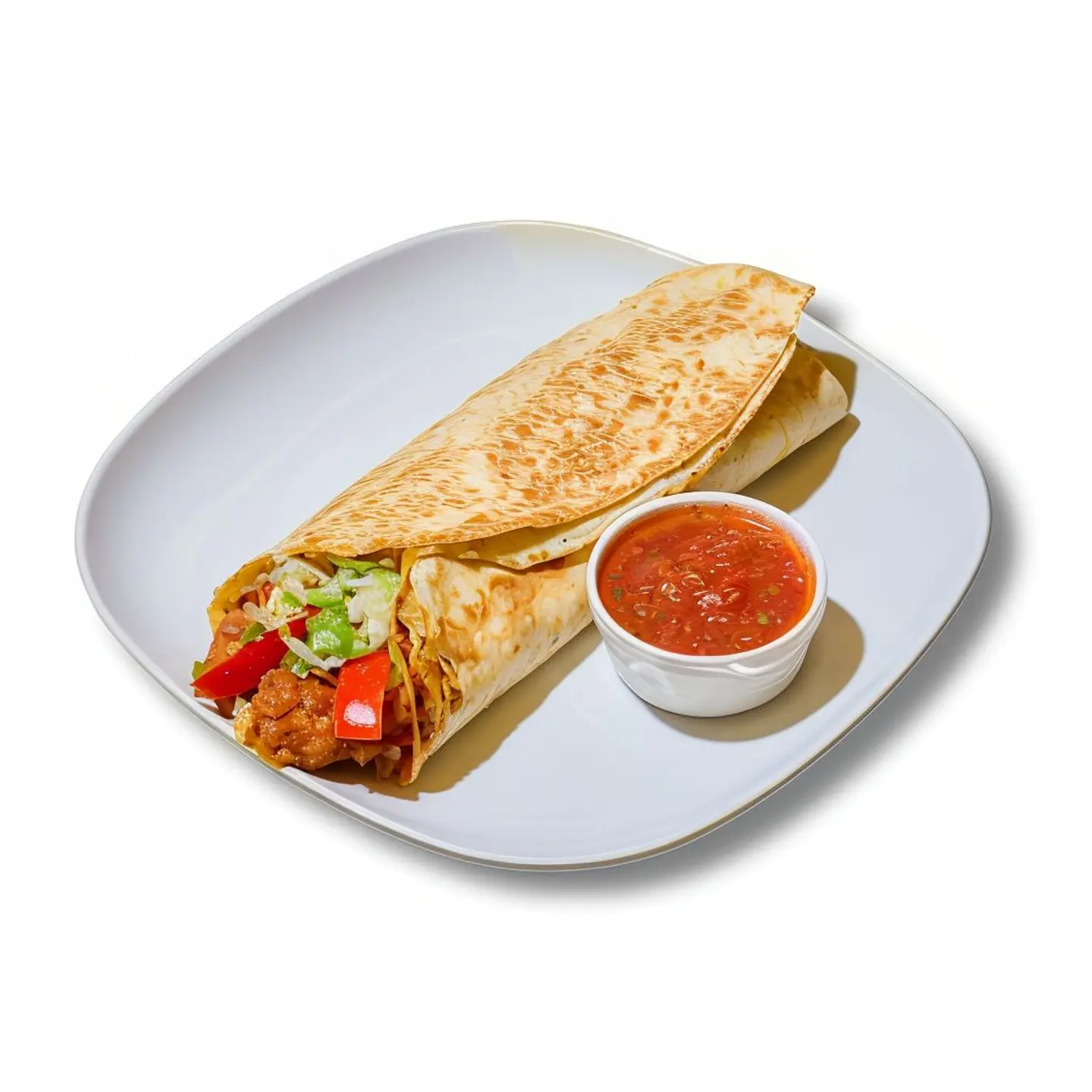 Crunchy Chicken Burrito