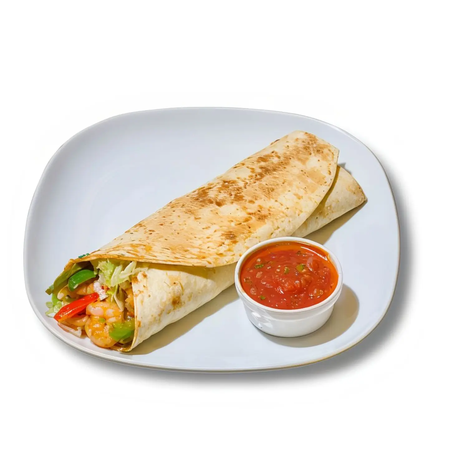 Coastal Shrimp Burrito