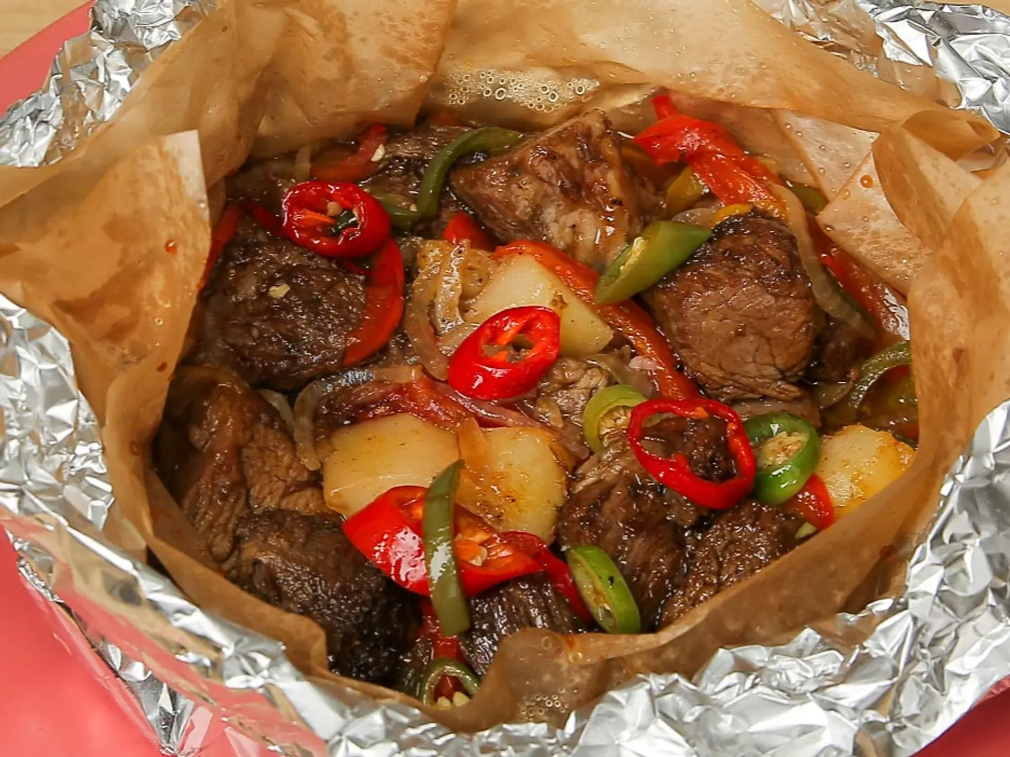 وجبه ورقه لحمه