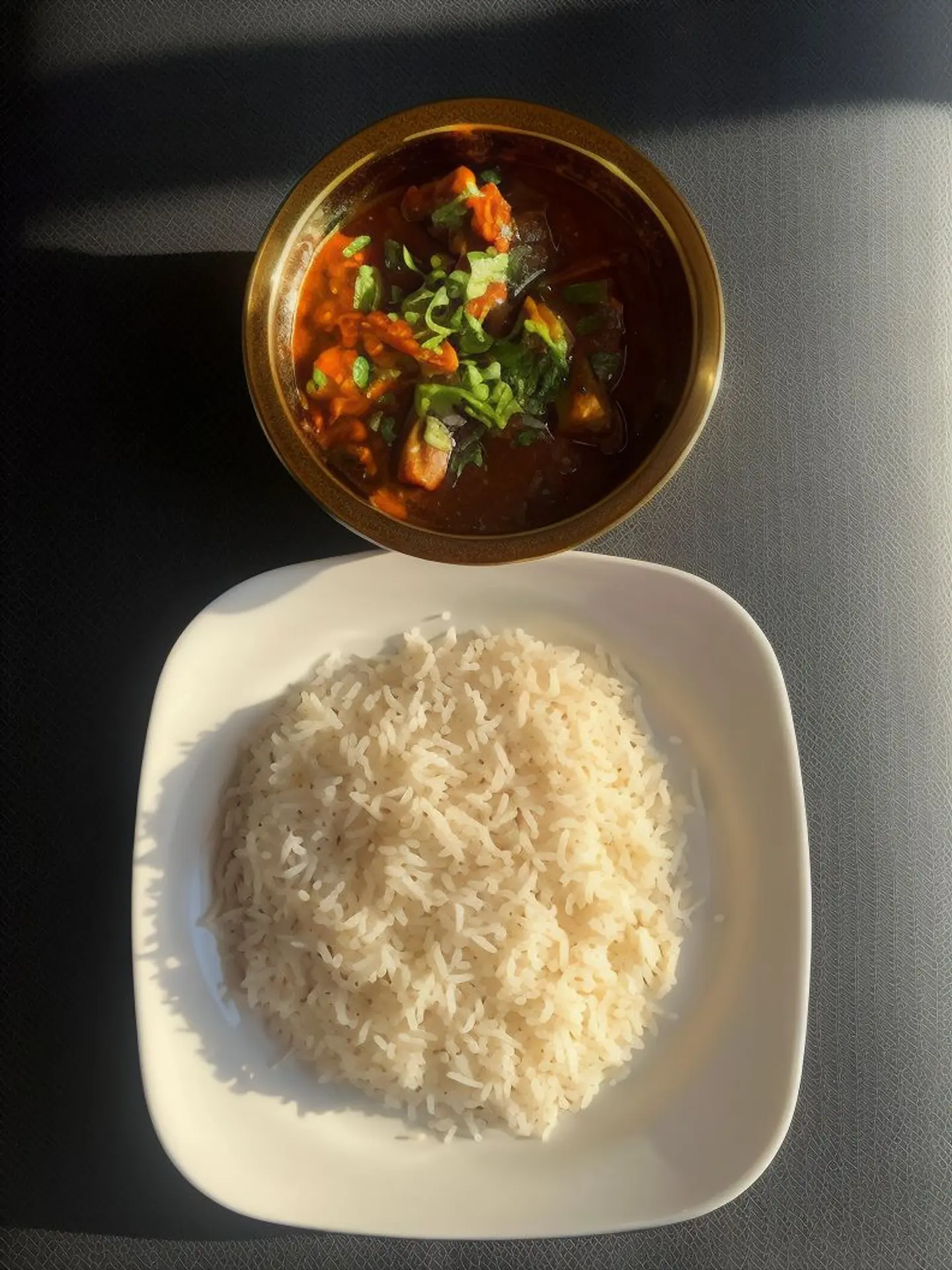 Bamia Beef With Rice