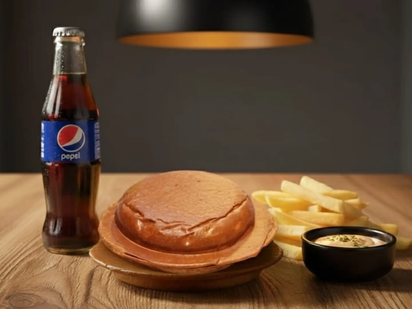 وجبة برجر الدجاج يوفو