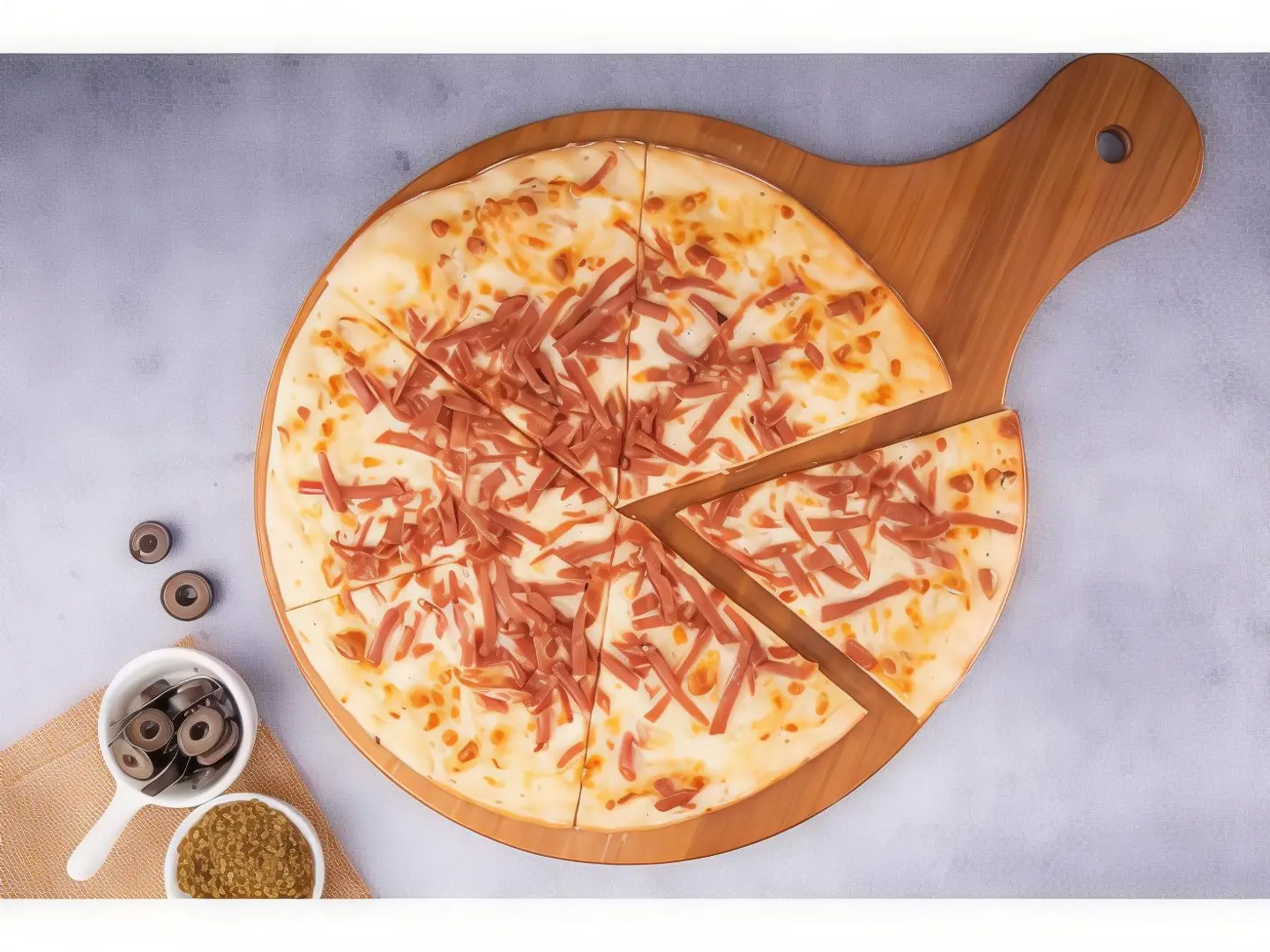 Fried Cheese With Mortadella