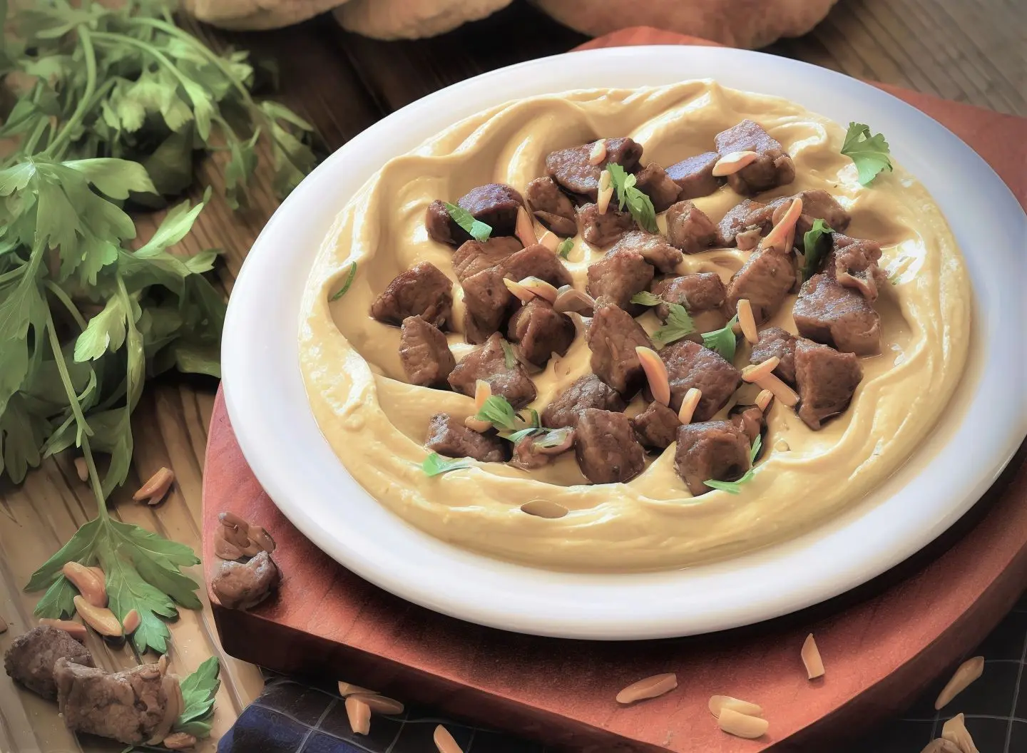 حمص بالكبده