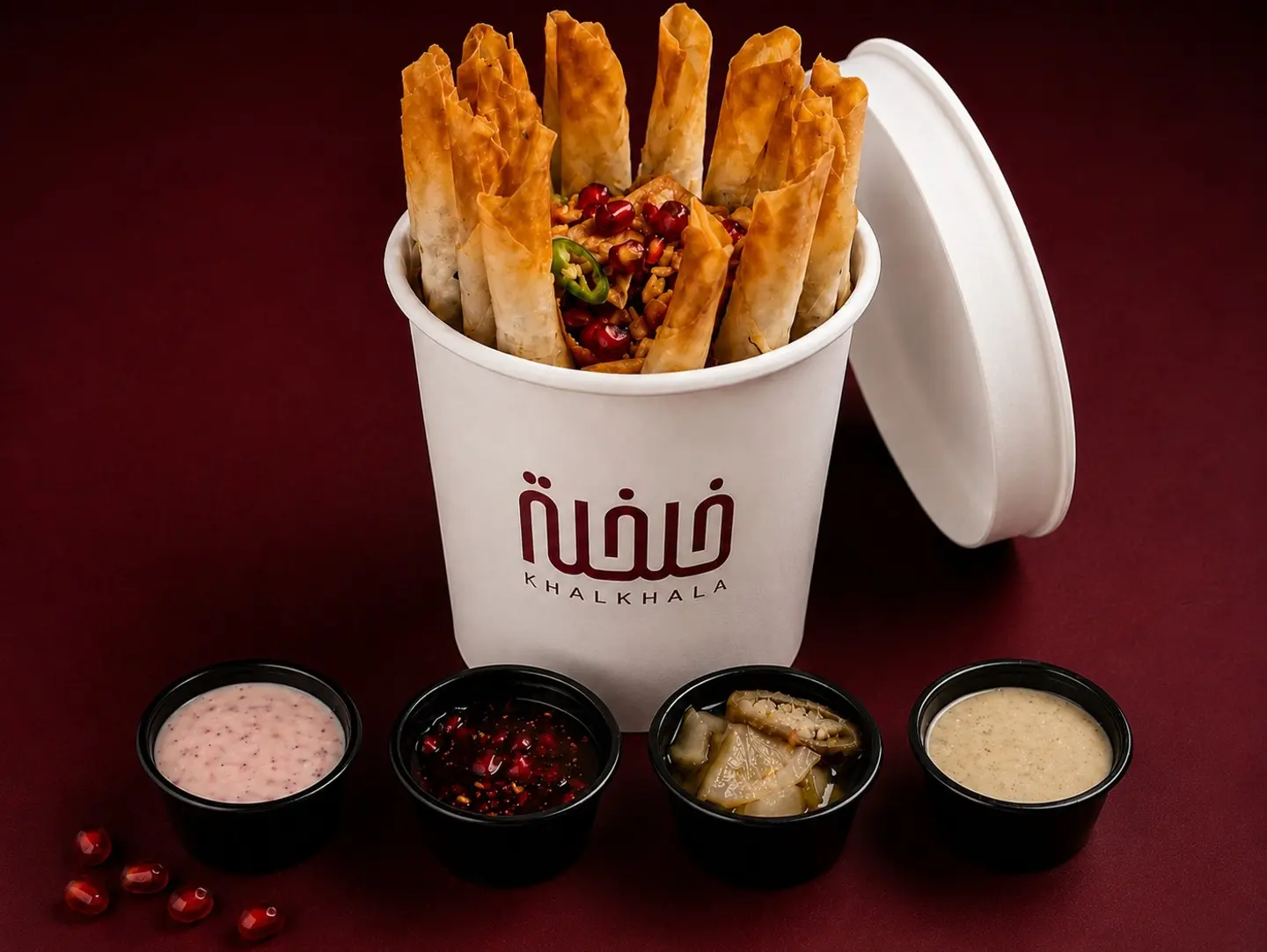 Cup Of Musakhan Rolls