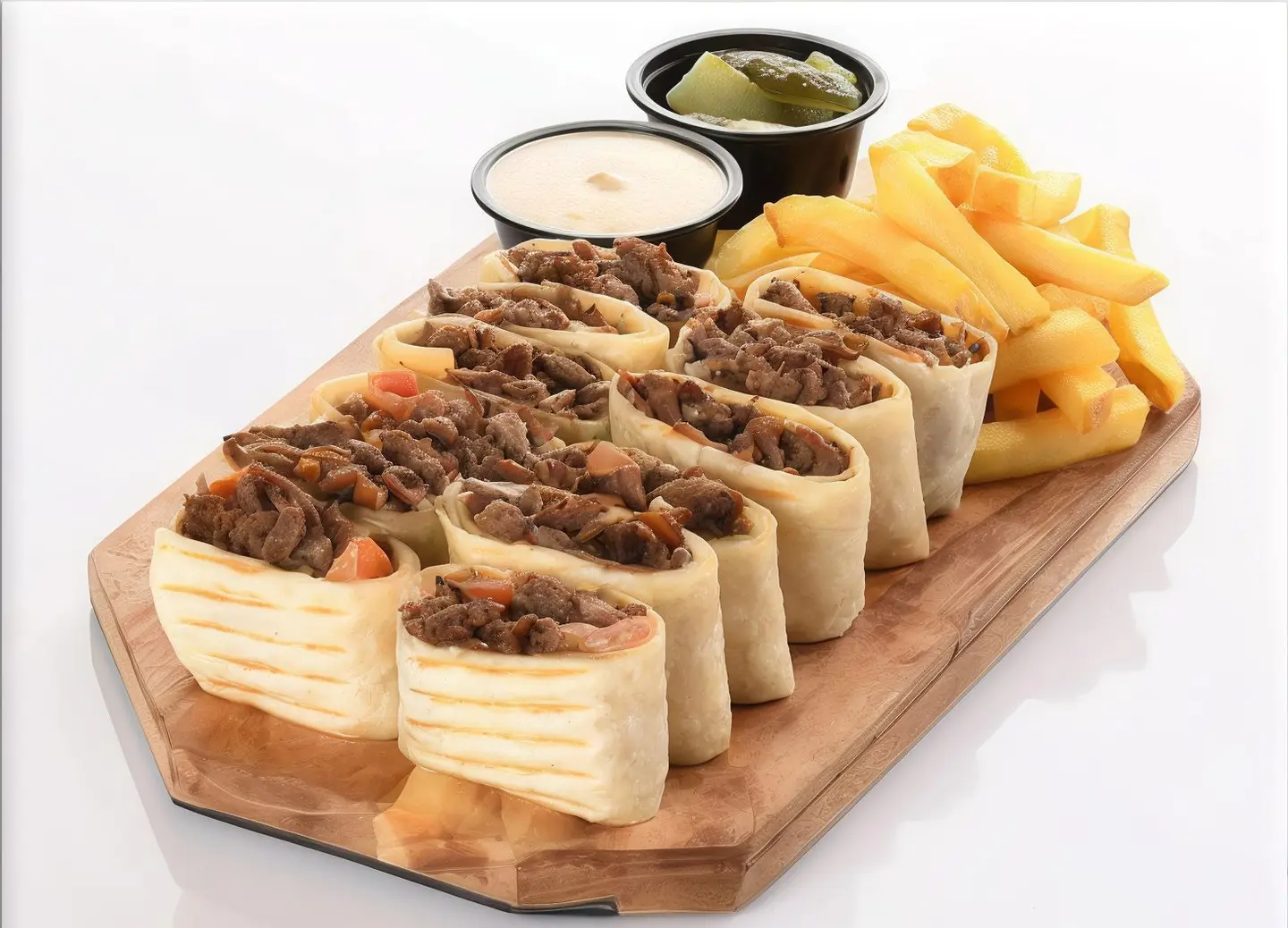 Arabic Shawarma With Double Cheese And Meat