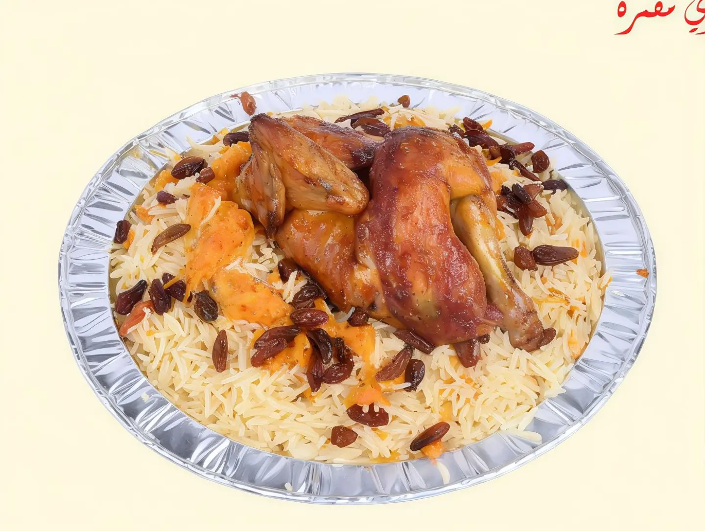 Half Grilled Chicken With Rice