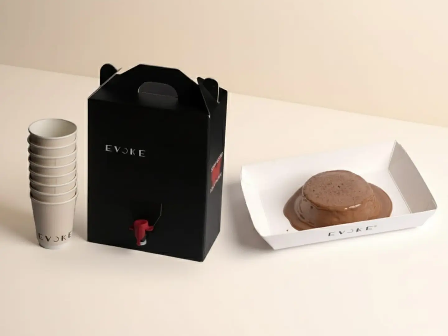 بوكس قهوة عائلي ٢ ليتر و ميلتد كايك