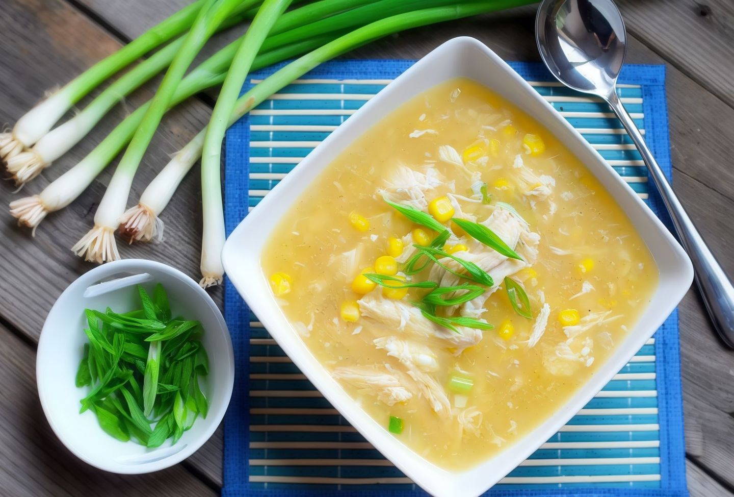 Chicken With Corn Soup
