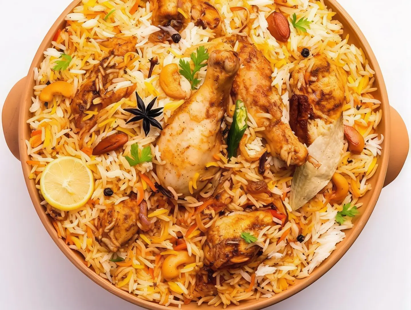 حبة دجاج برياني الصحفة