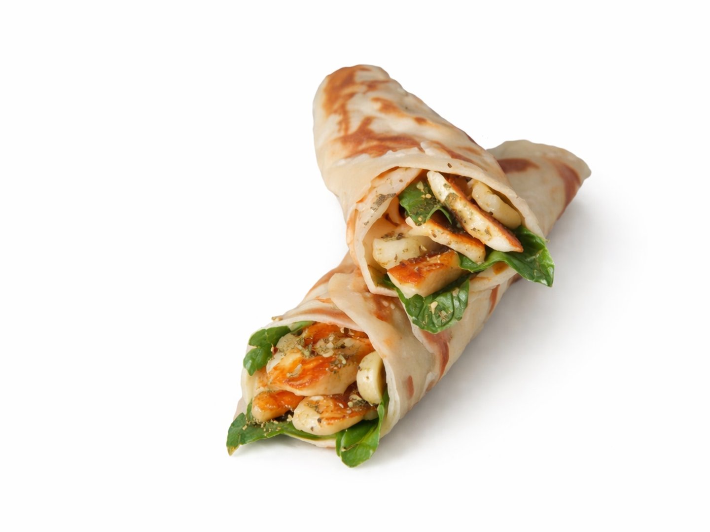 Chapati Halloumi Mix